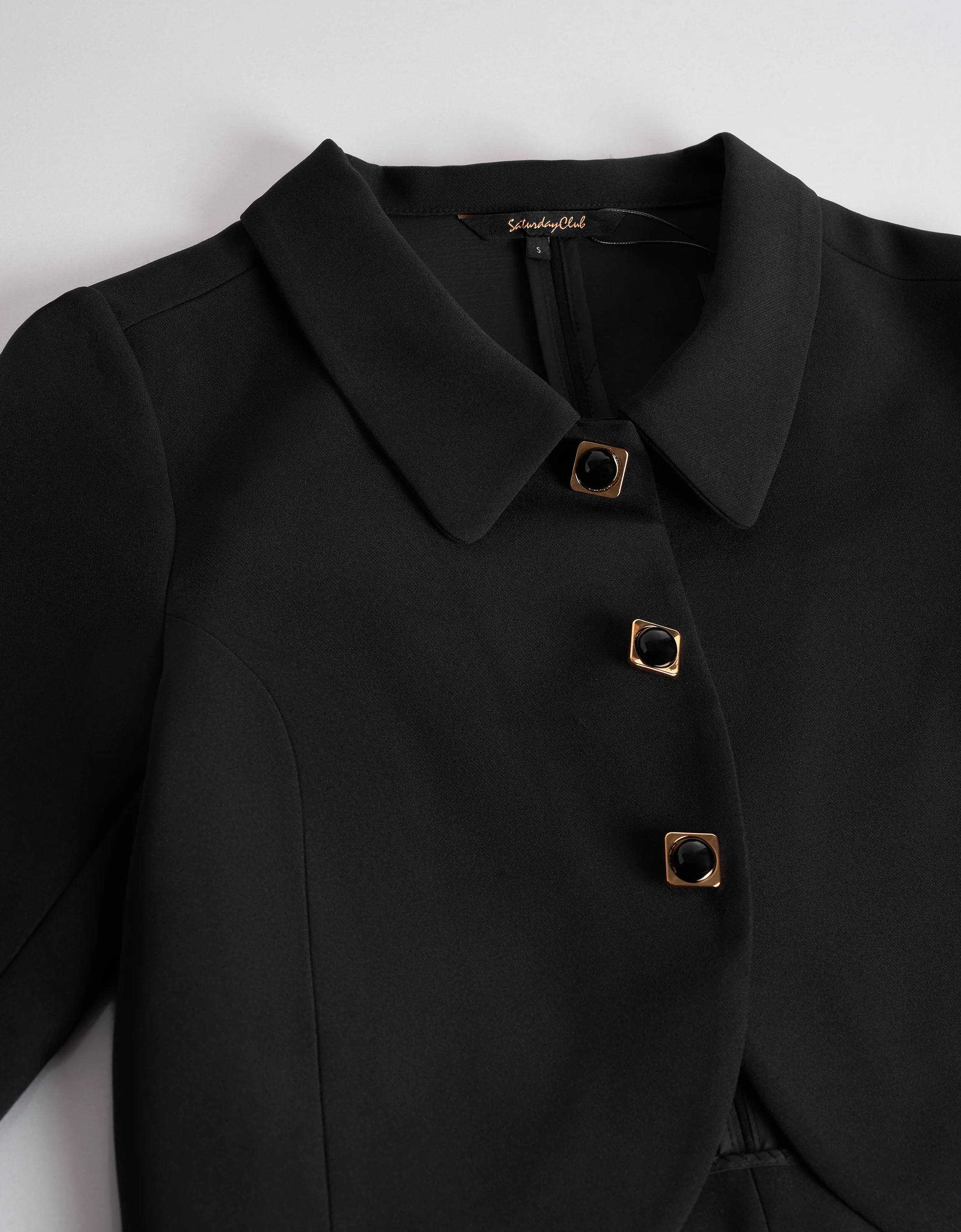 3/4 Sleeve Cropped Blazer - Image 6