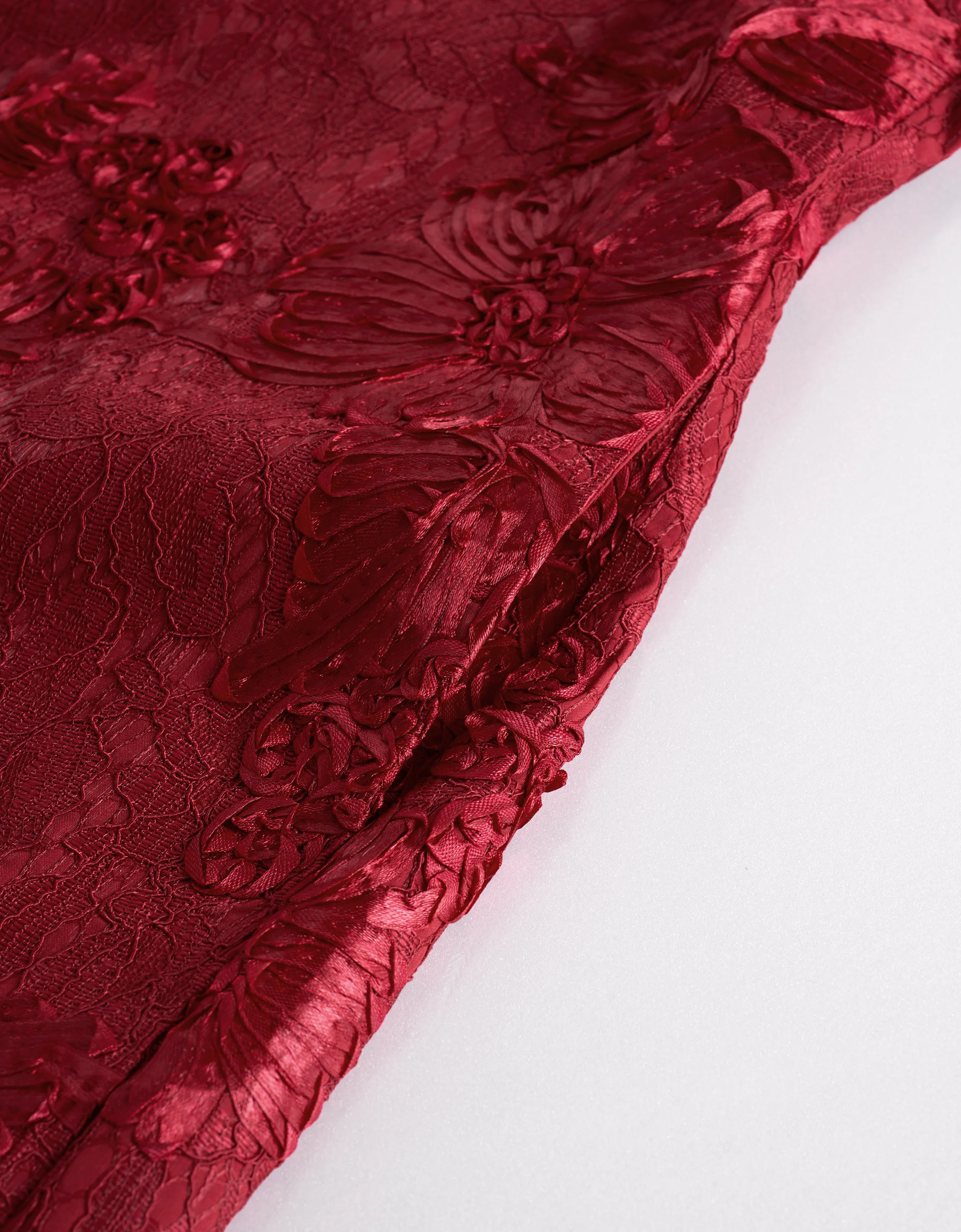 3D Lace Embroidery Sleeveless Dress - Image 14