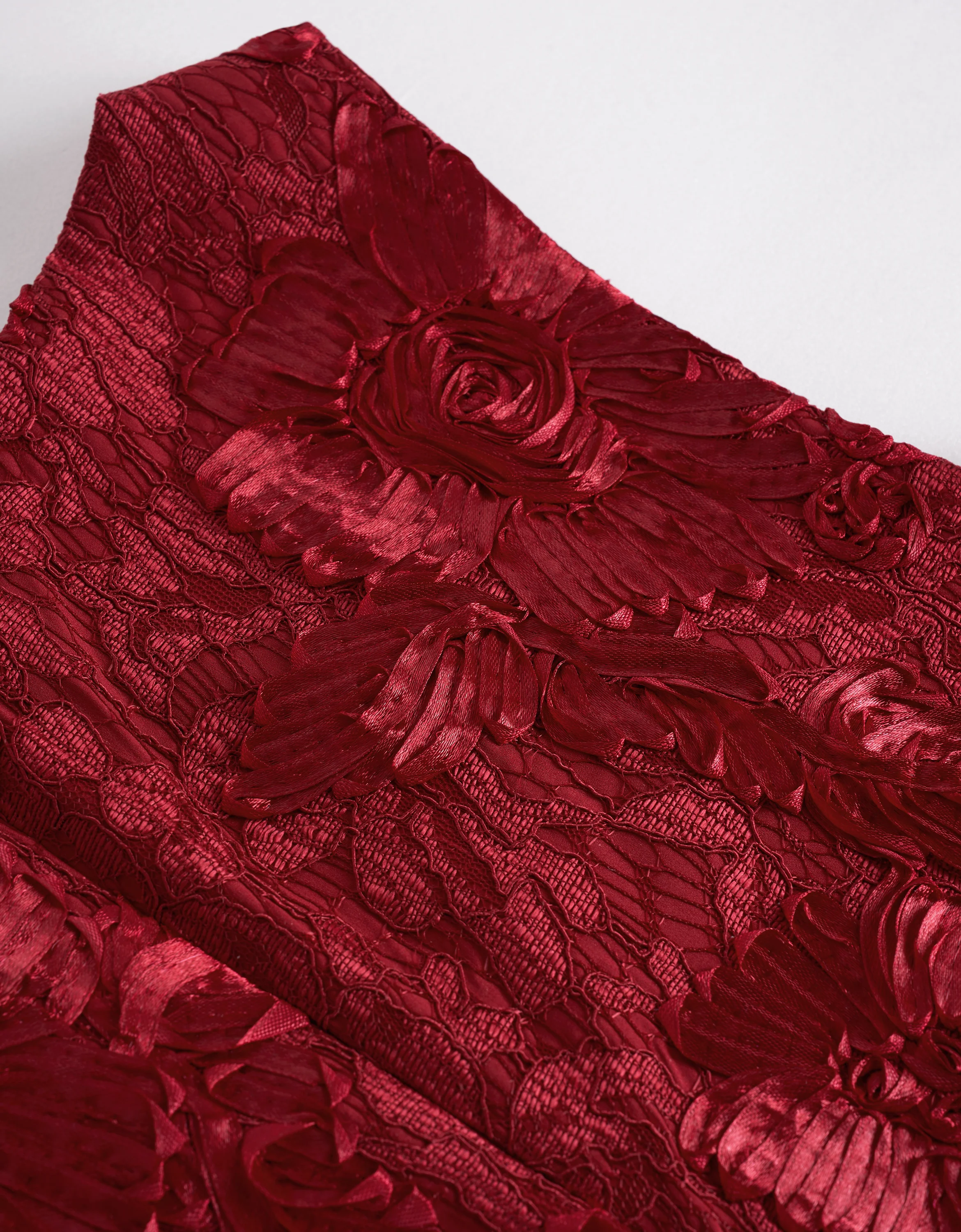 3D Lace Embroidery Sleeveless Dress - Image 15