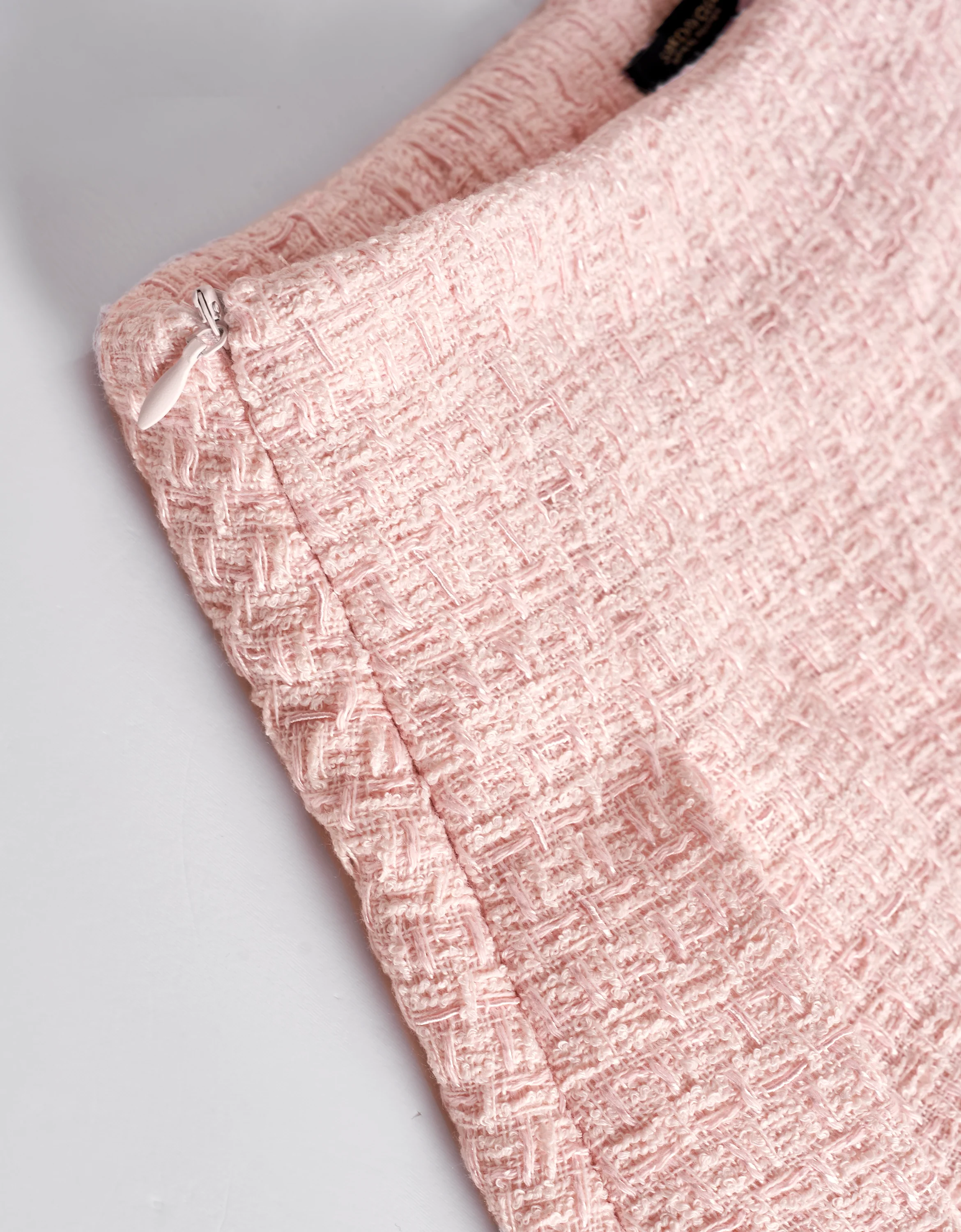 A-line Pleated Tweed Skirt - Image 16