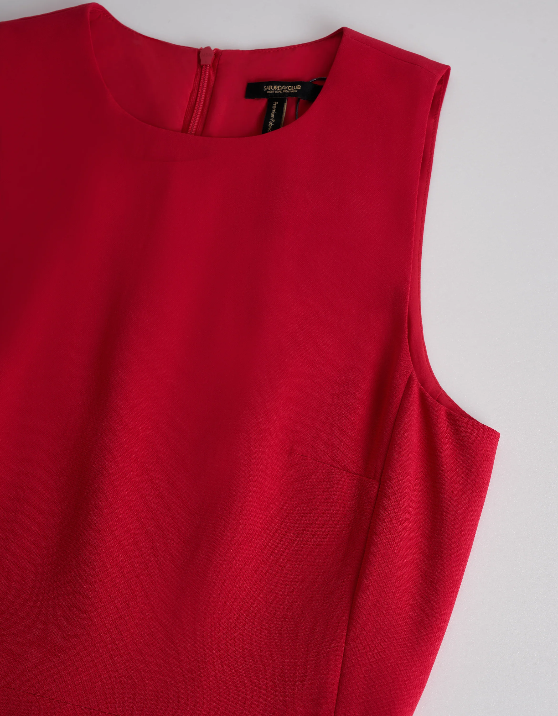 Acetate A-line Midi Dress - Image 5