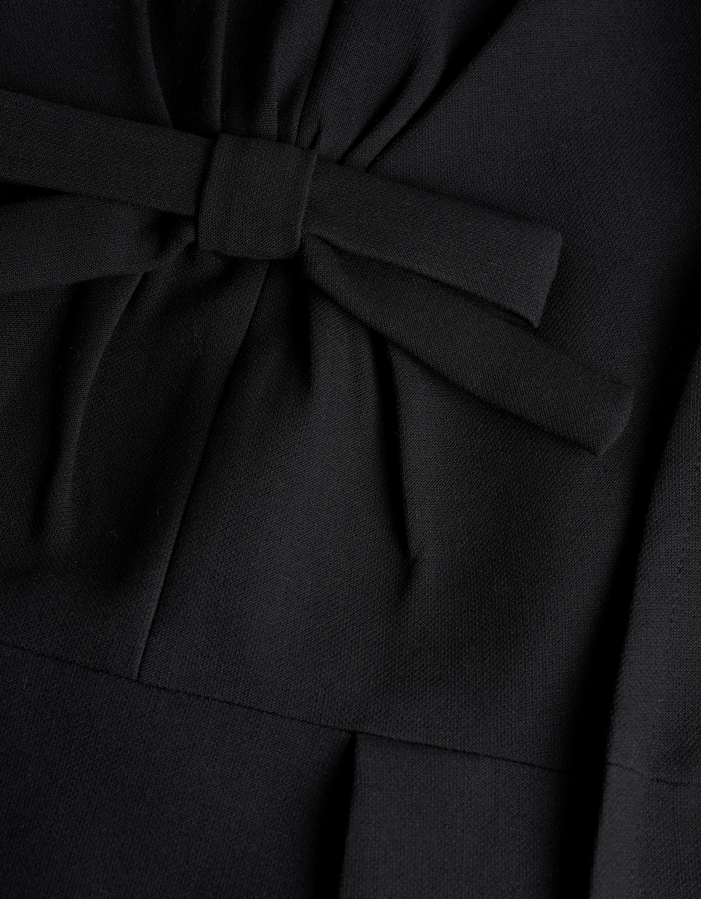 Acetate-blend Bow Front Sleeveless Dress - Image 6