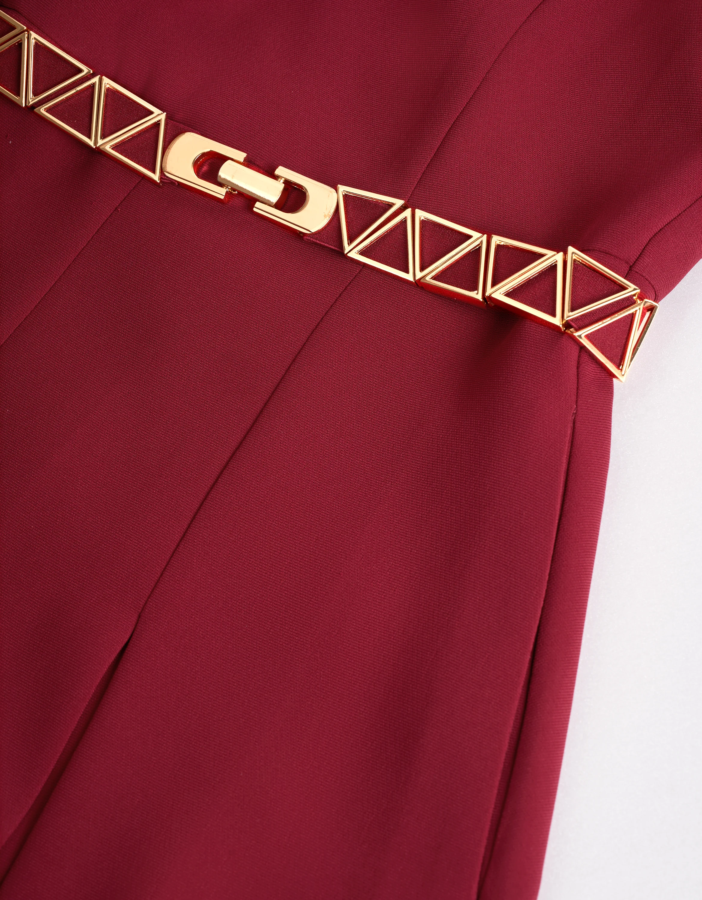 Acetate-blend Short Sleeve Pleated Dress - Image 5