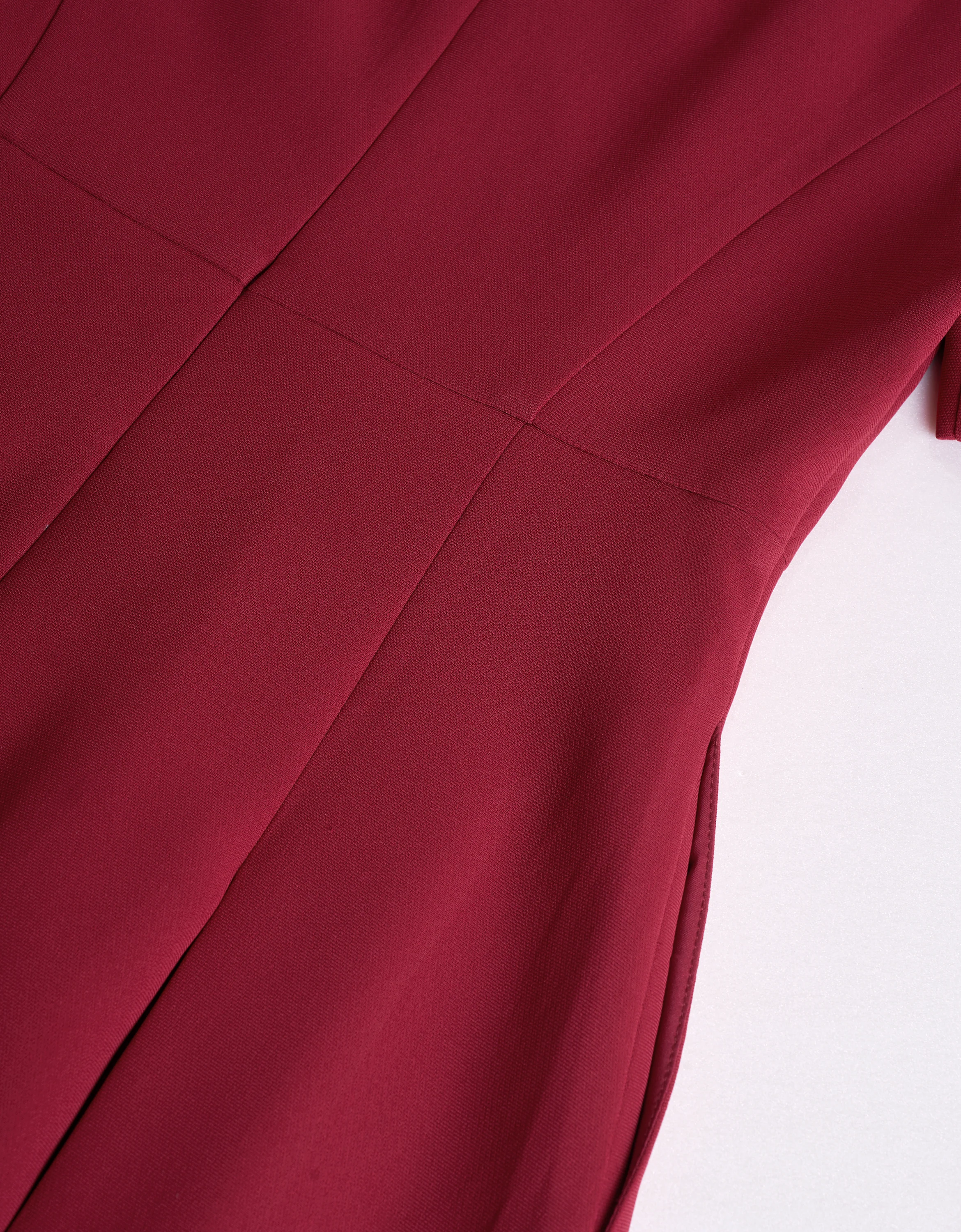Acetate-blend Short Sleeve Pleated Dress - Image 6