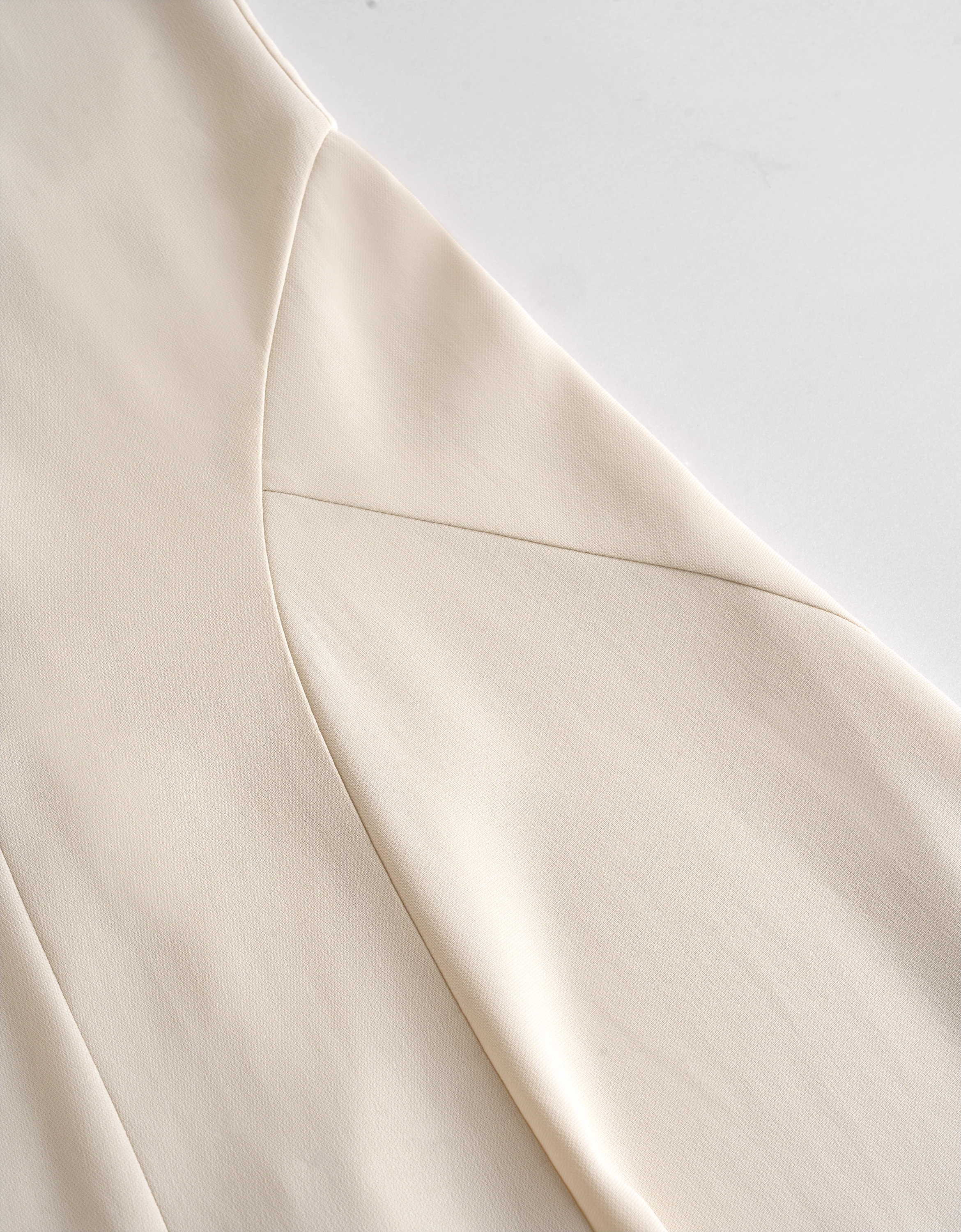 Acetate-blend V-neck A-line Dress - Image 7