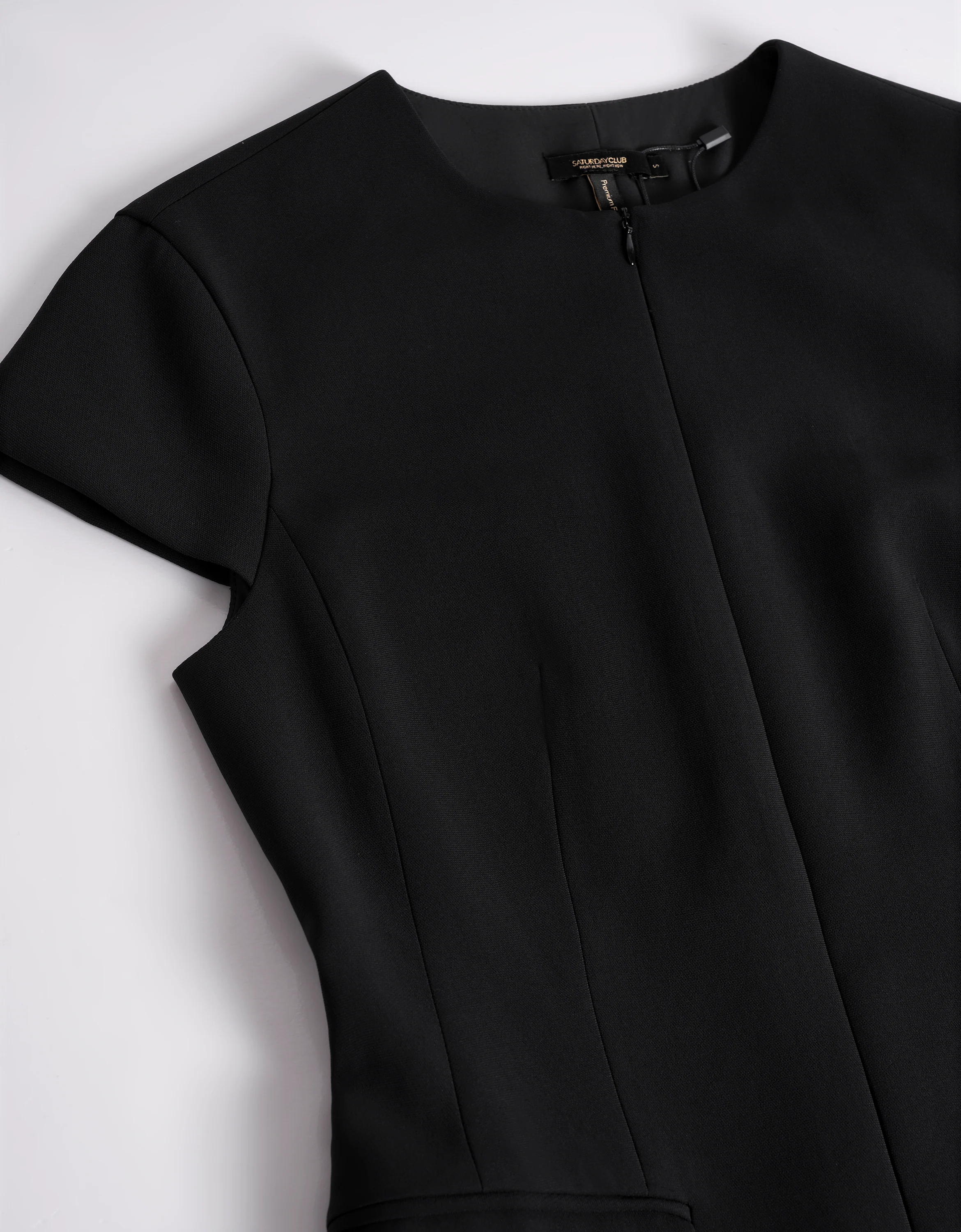 Acetate Blend Zip Up Dress - Image 20