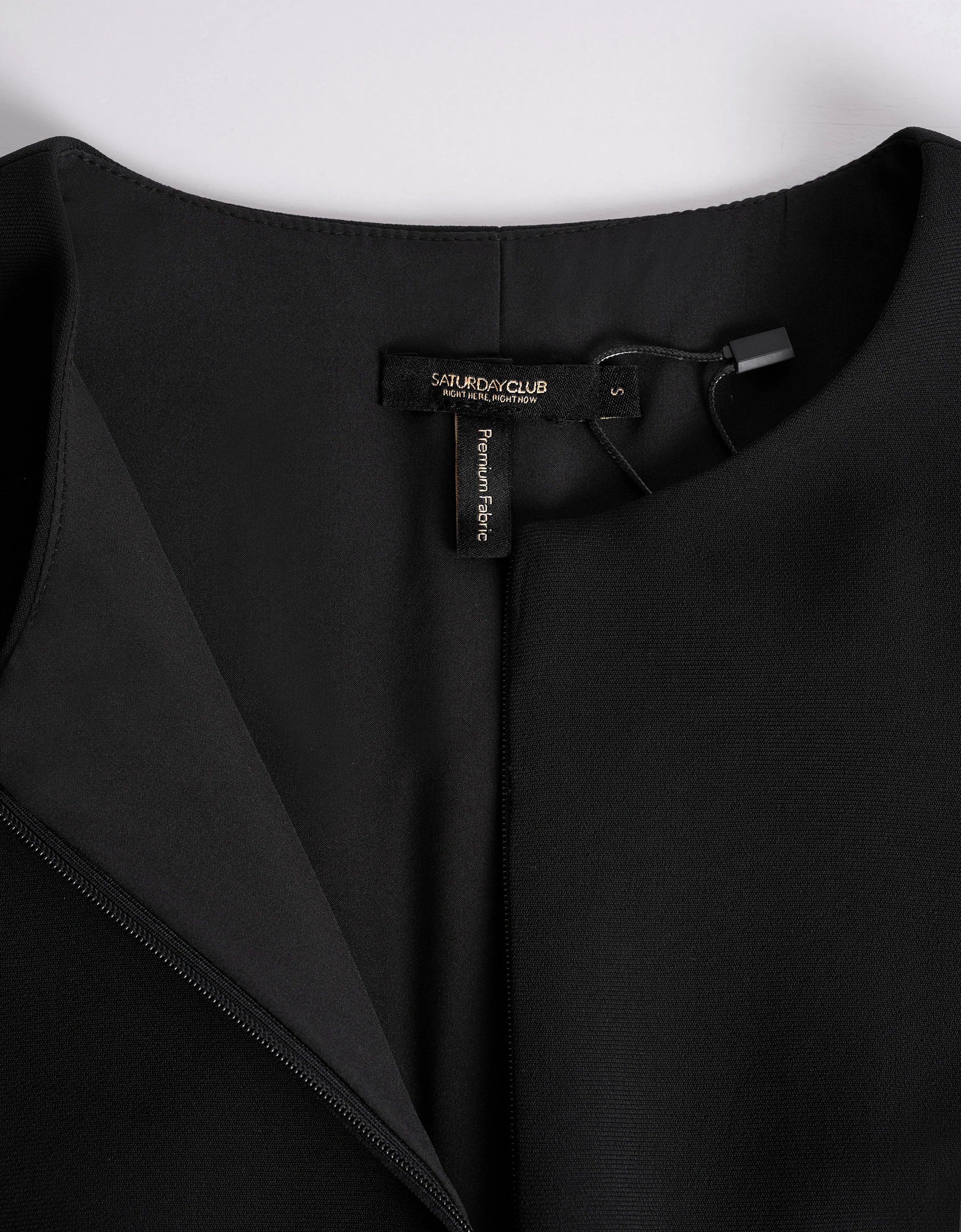 Acetate Blend Zip Up Dress - Image 21