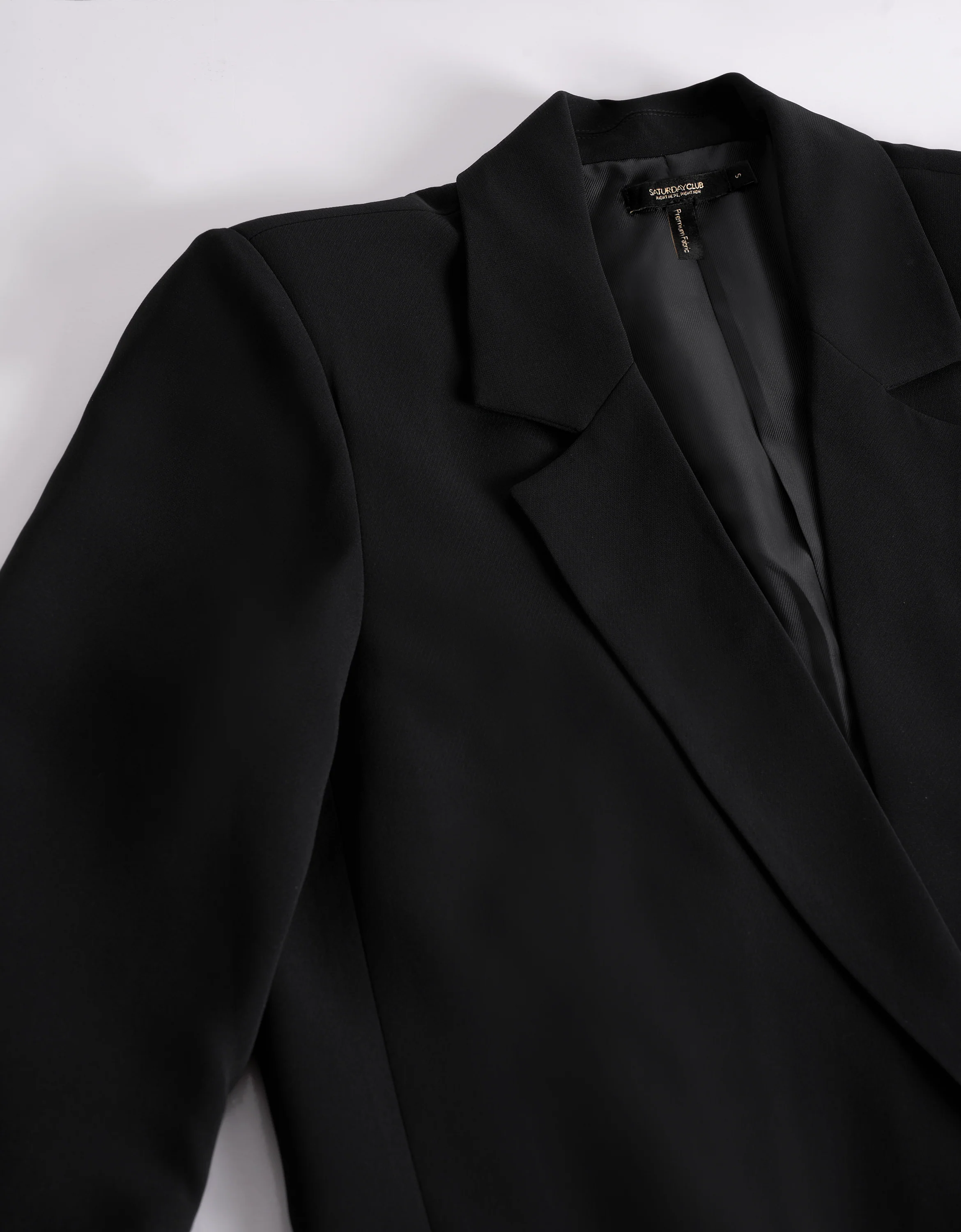 Acetate Contrast Stripe Cuffs Suit Blazer - Image 6