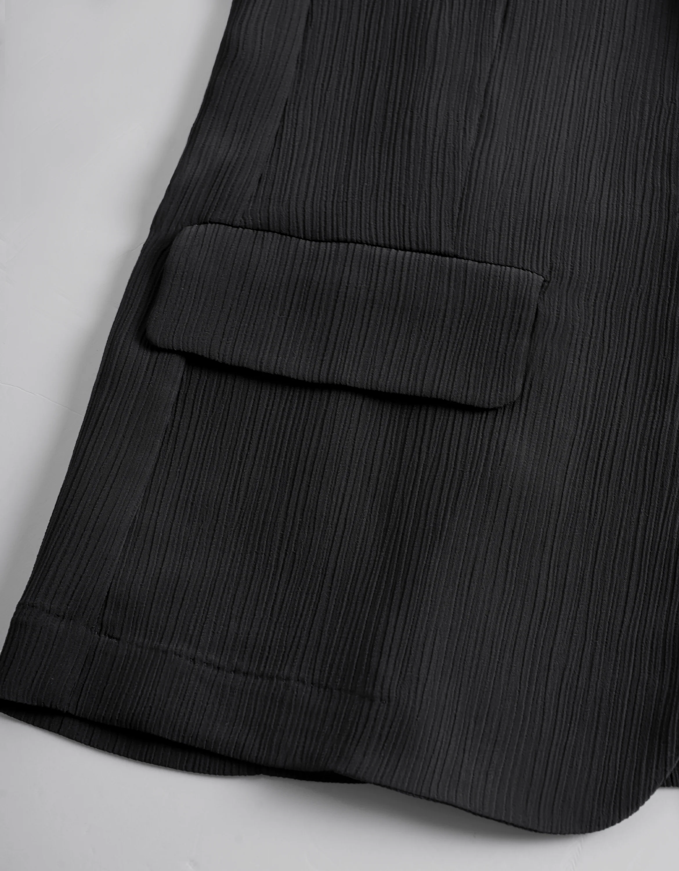 Adjustable Ruched Sleeve Blazer - Image 22