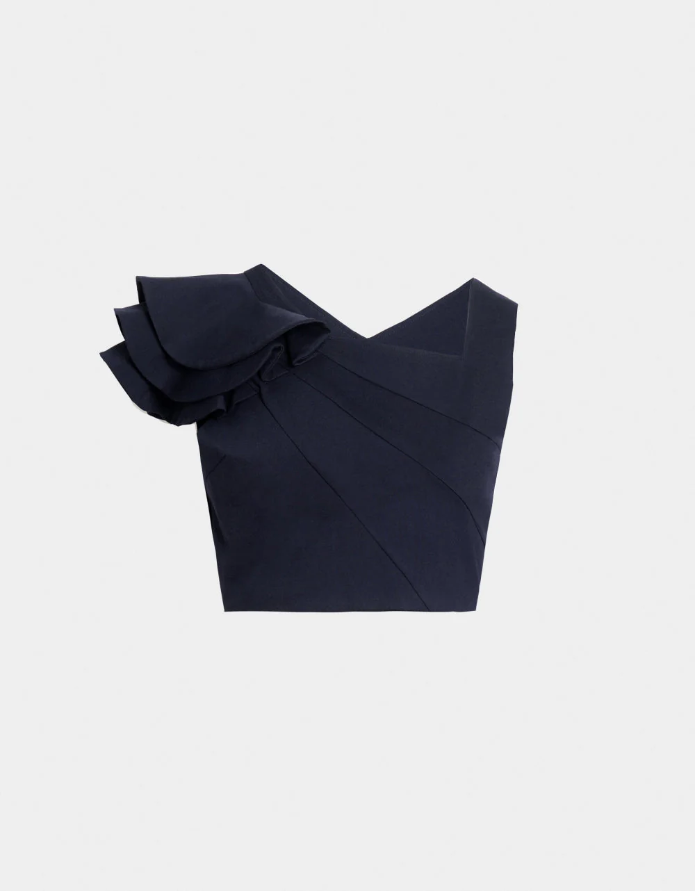 Asymmetric Neck Sleeveless Top - Image 4