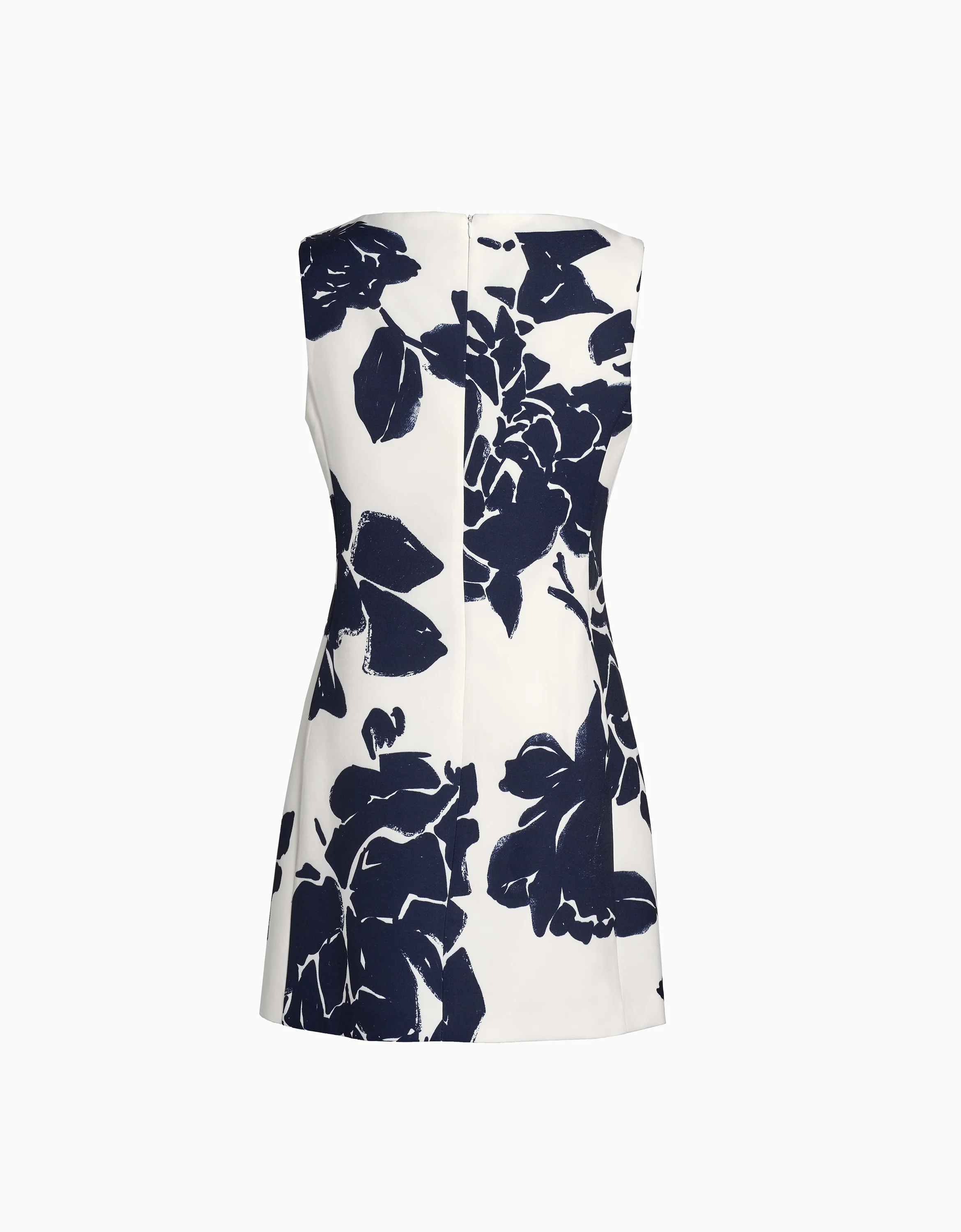Boat Neck Floral Print Dress - Image 9