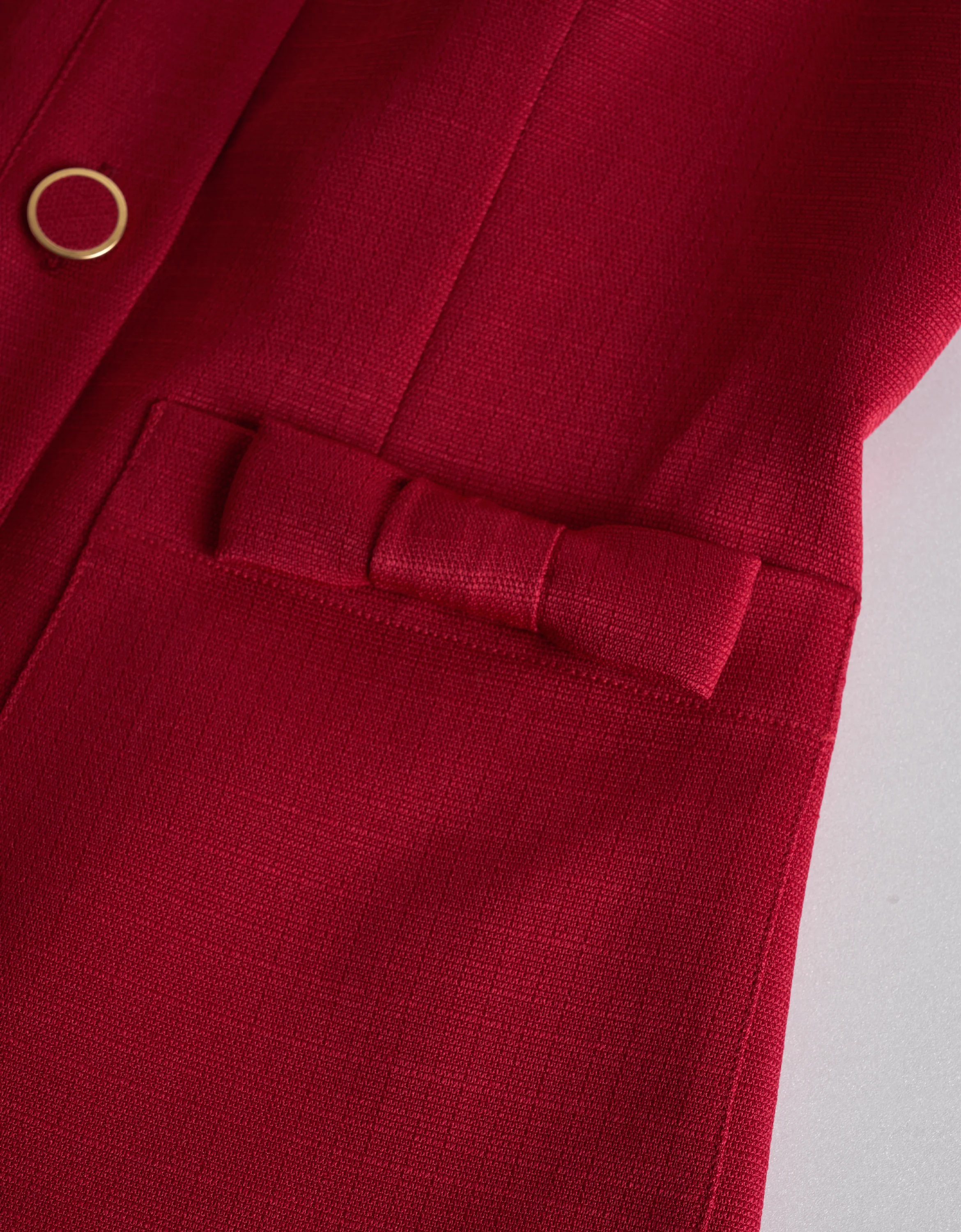 Bow Detail Button Front Sleeveless Top - Image 17