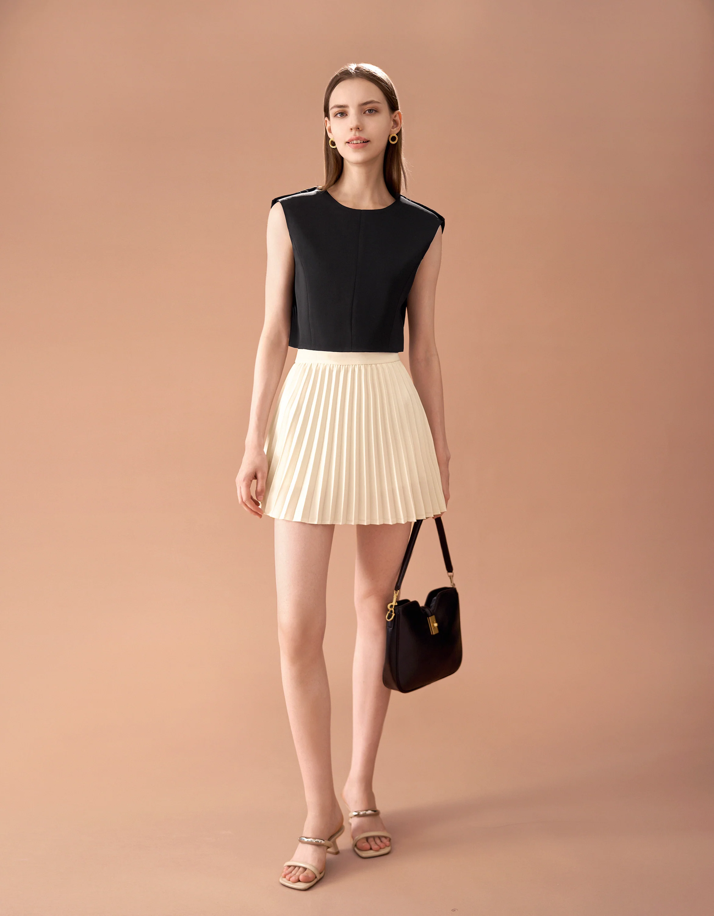 Bow Front Sleeveless Top - Image 32
