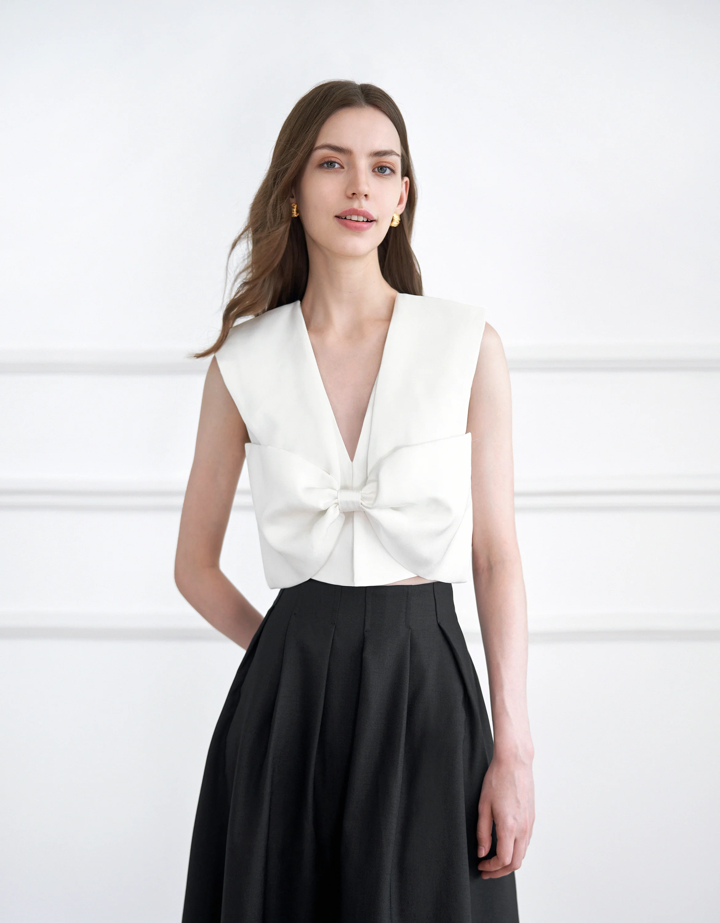 Bow Front Sleeveless Top - Image 6