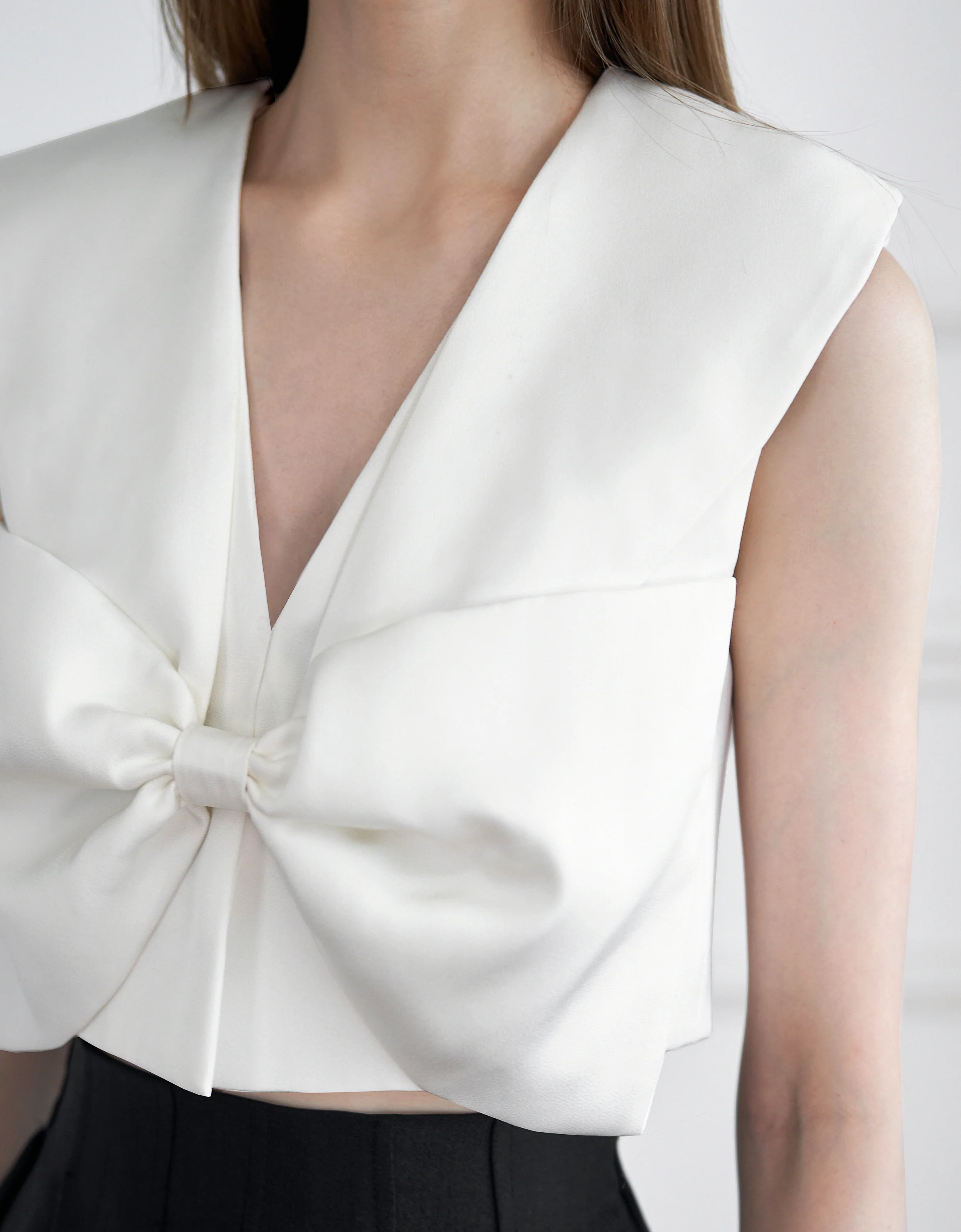 Bow Front Sleeveless Top - Image 9