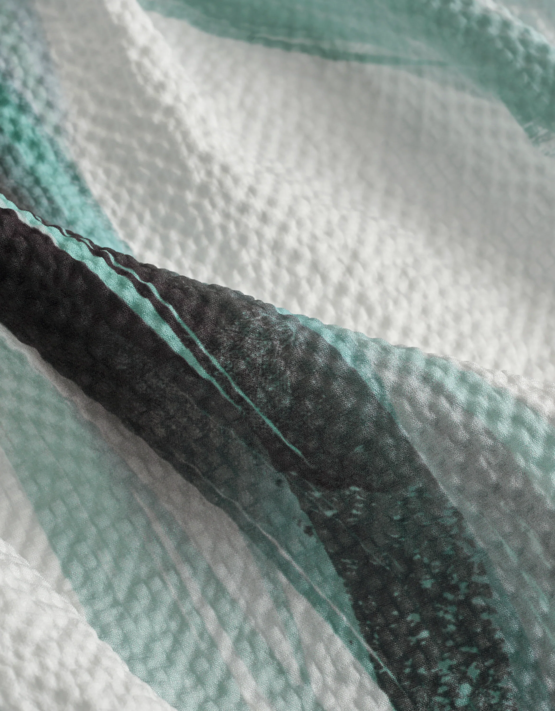Bubble Fabric Art Print Skirt - Image 8