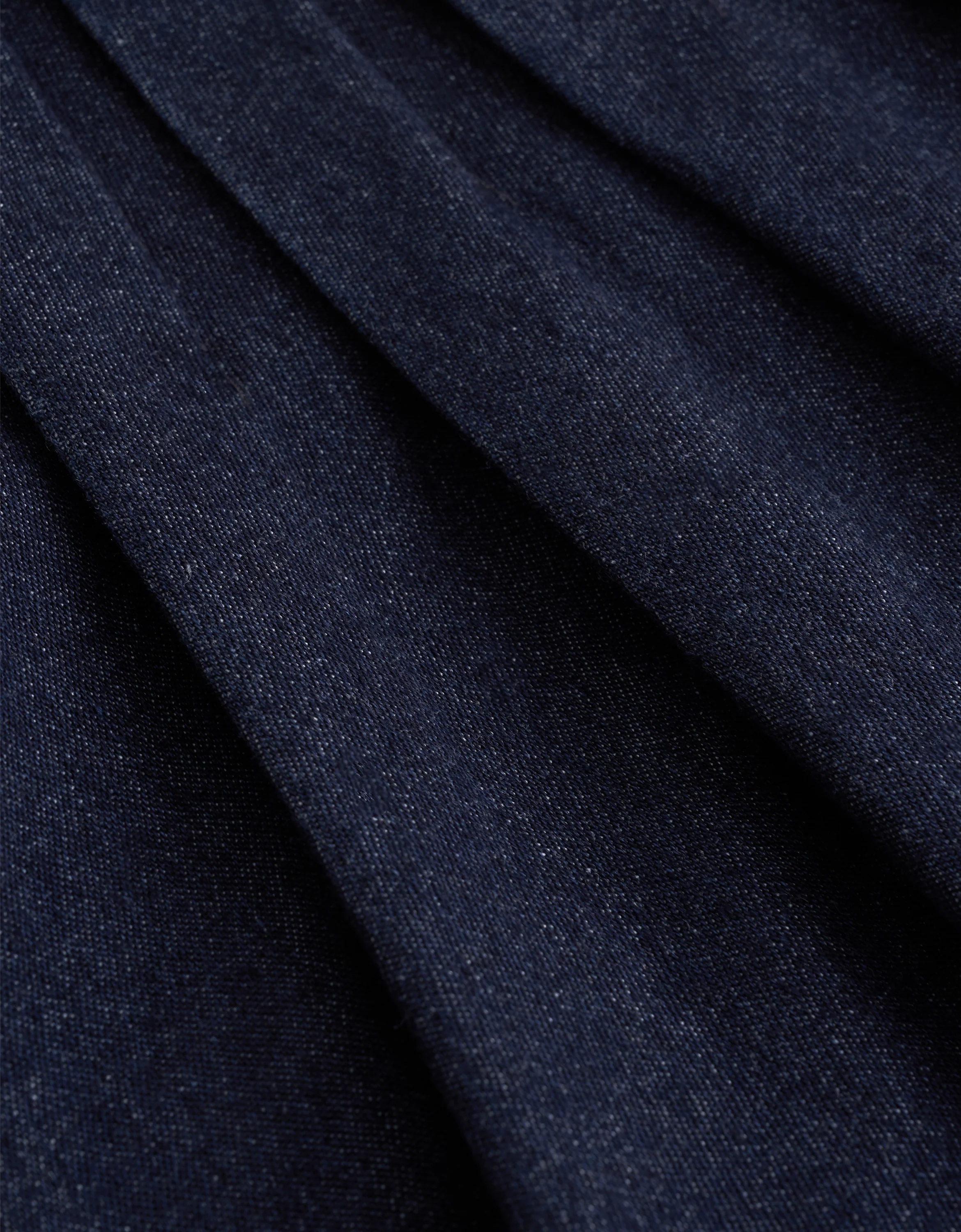 Button Front Pleated Denim Skirt - Image 6
