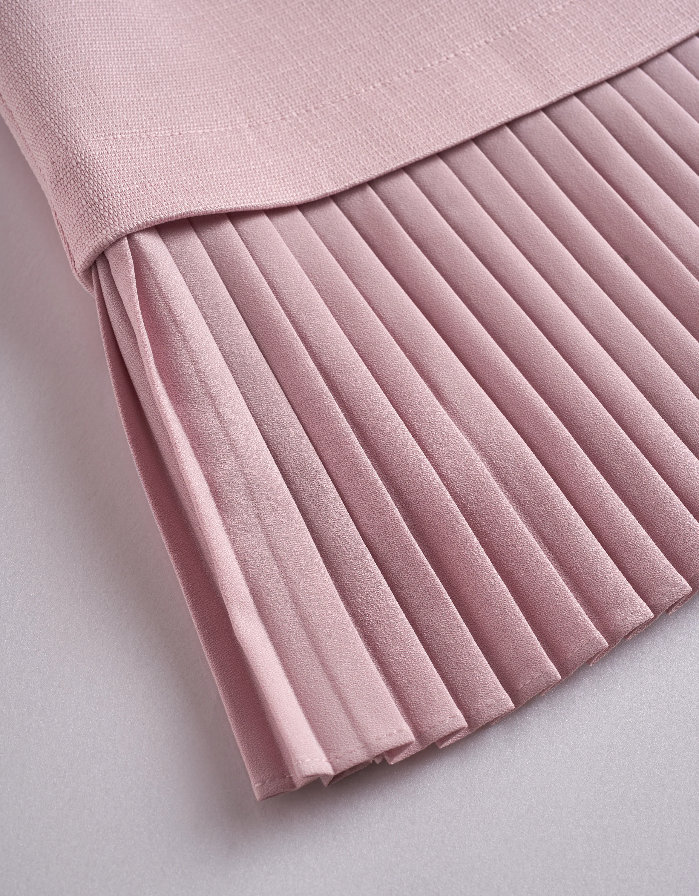 Button Front Pleated Hem Cap Sleeve Dress - Image 9