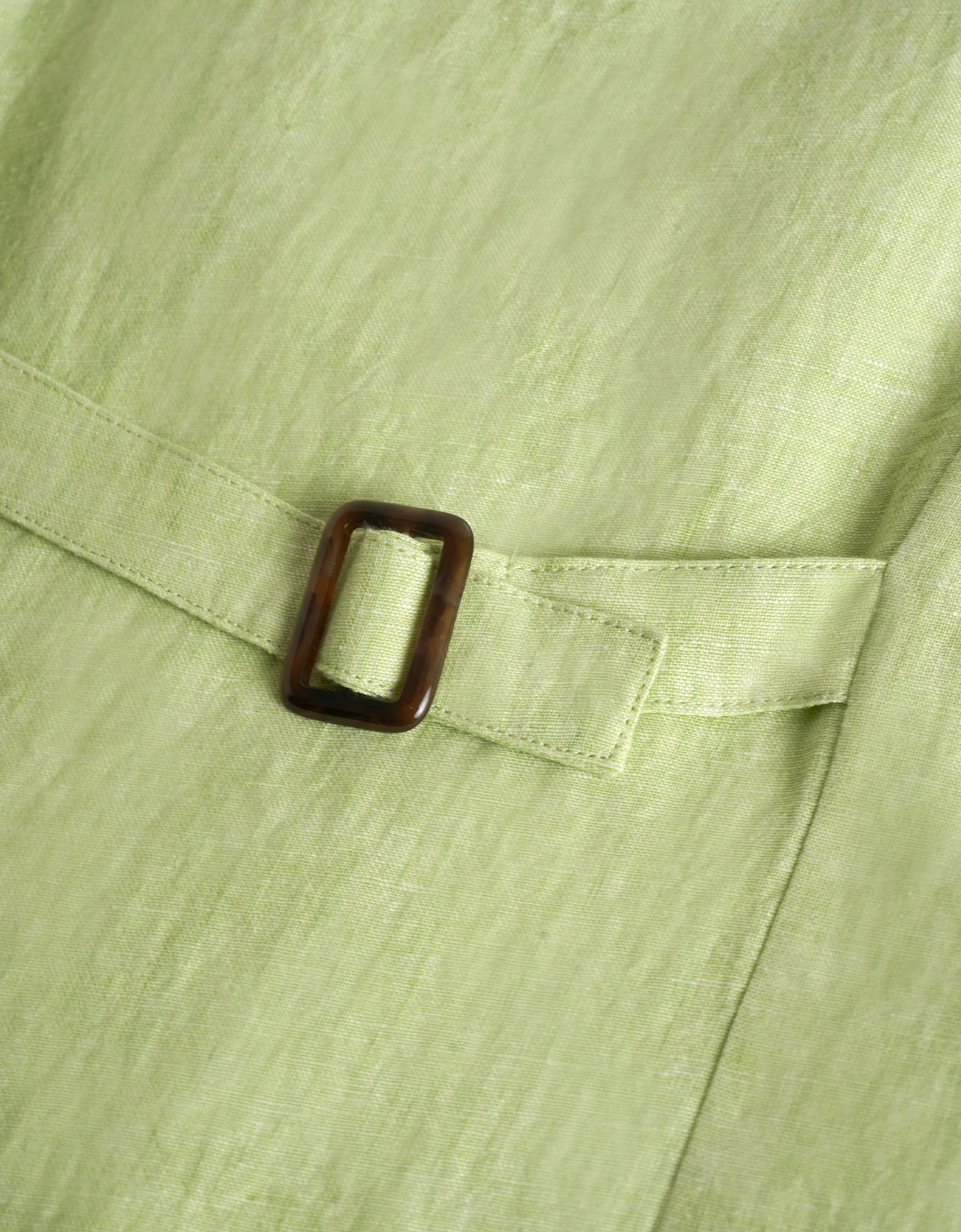 Button Front Sleeveless Linen Vest - Image 15