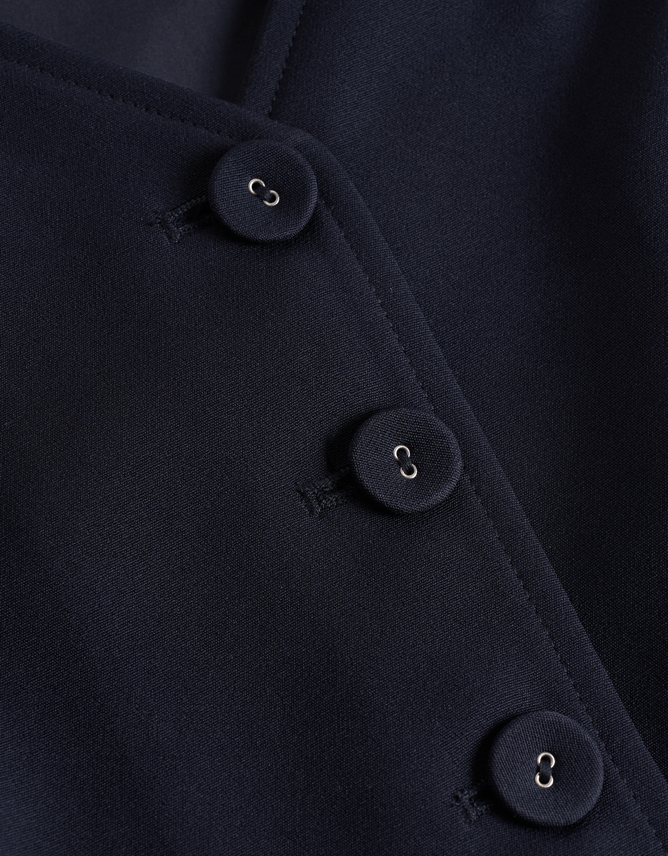 Button Front V-neck Jumpsuit - Image 7