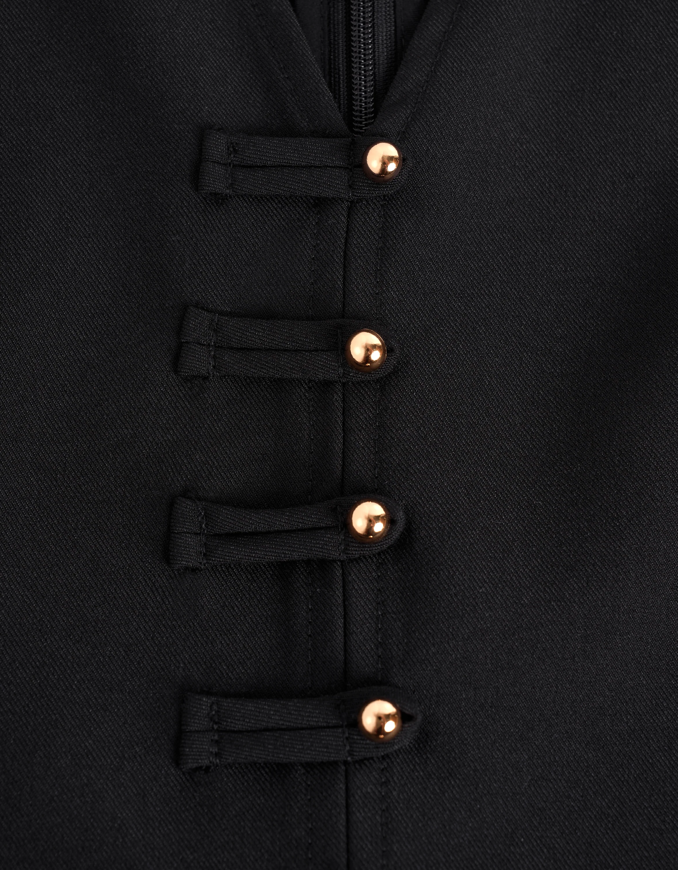 Button Front V-neck Midi Dress - Image 15