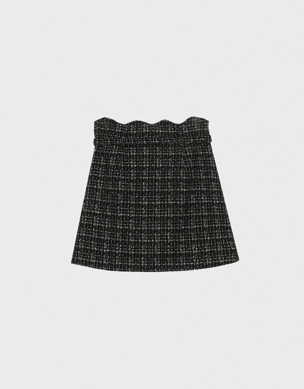 Button Tweed Skirt - Image 7