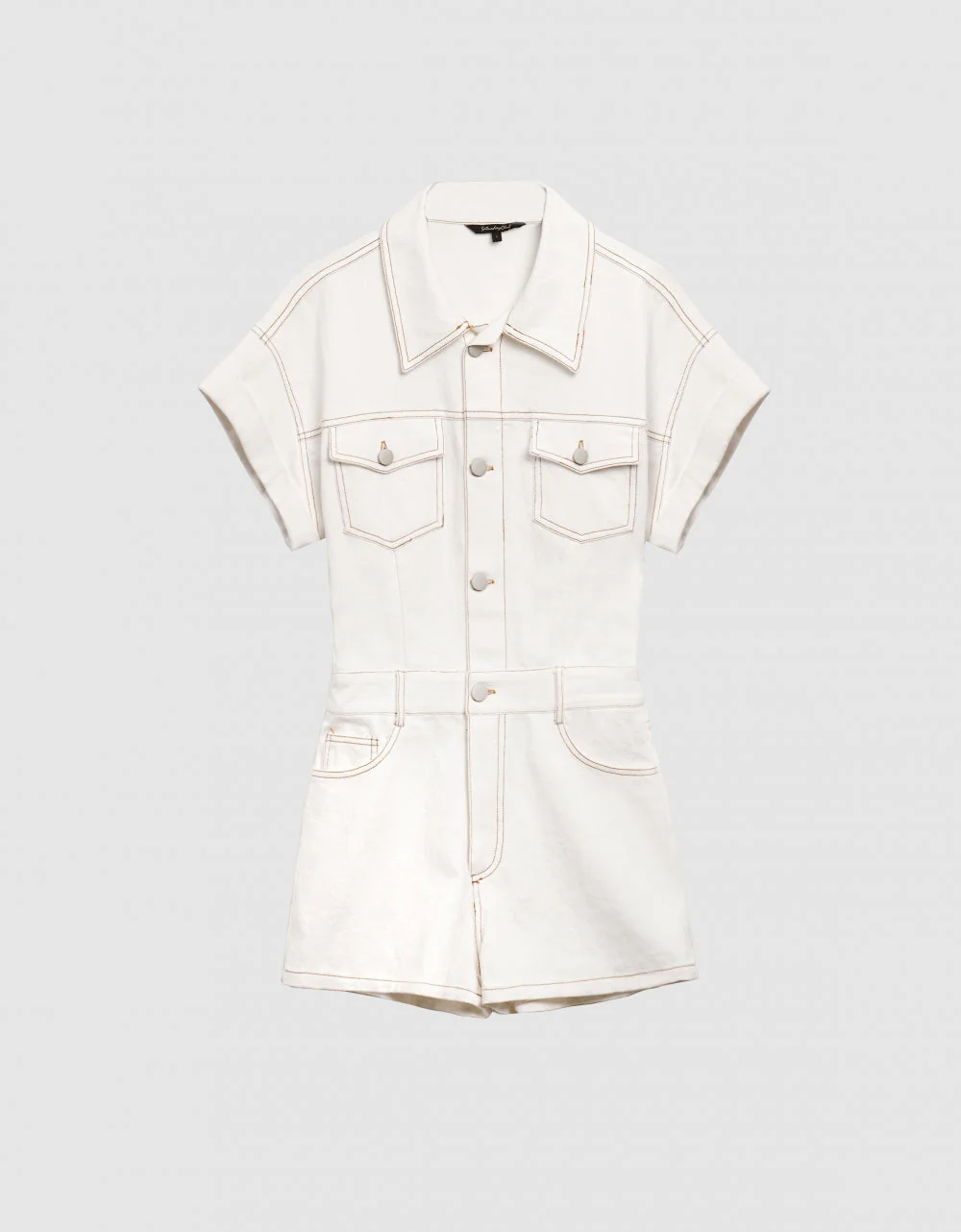 Button-up Utility Romper - Image 6