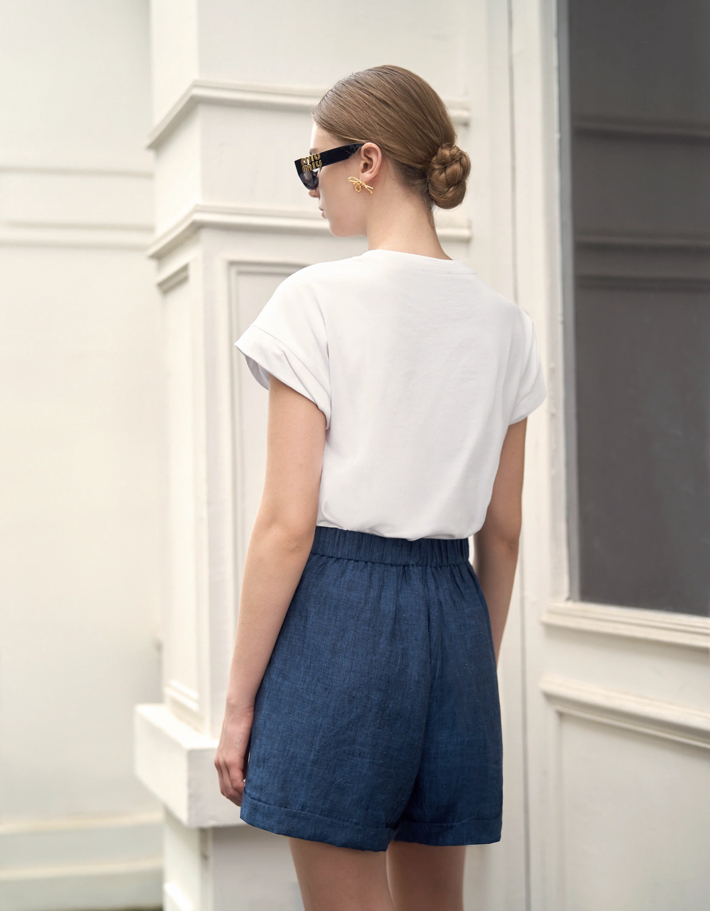 Casual Linen Shorts - Image 4
