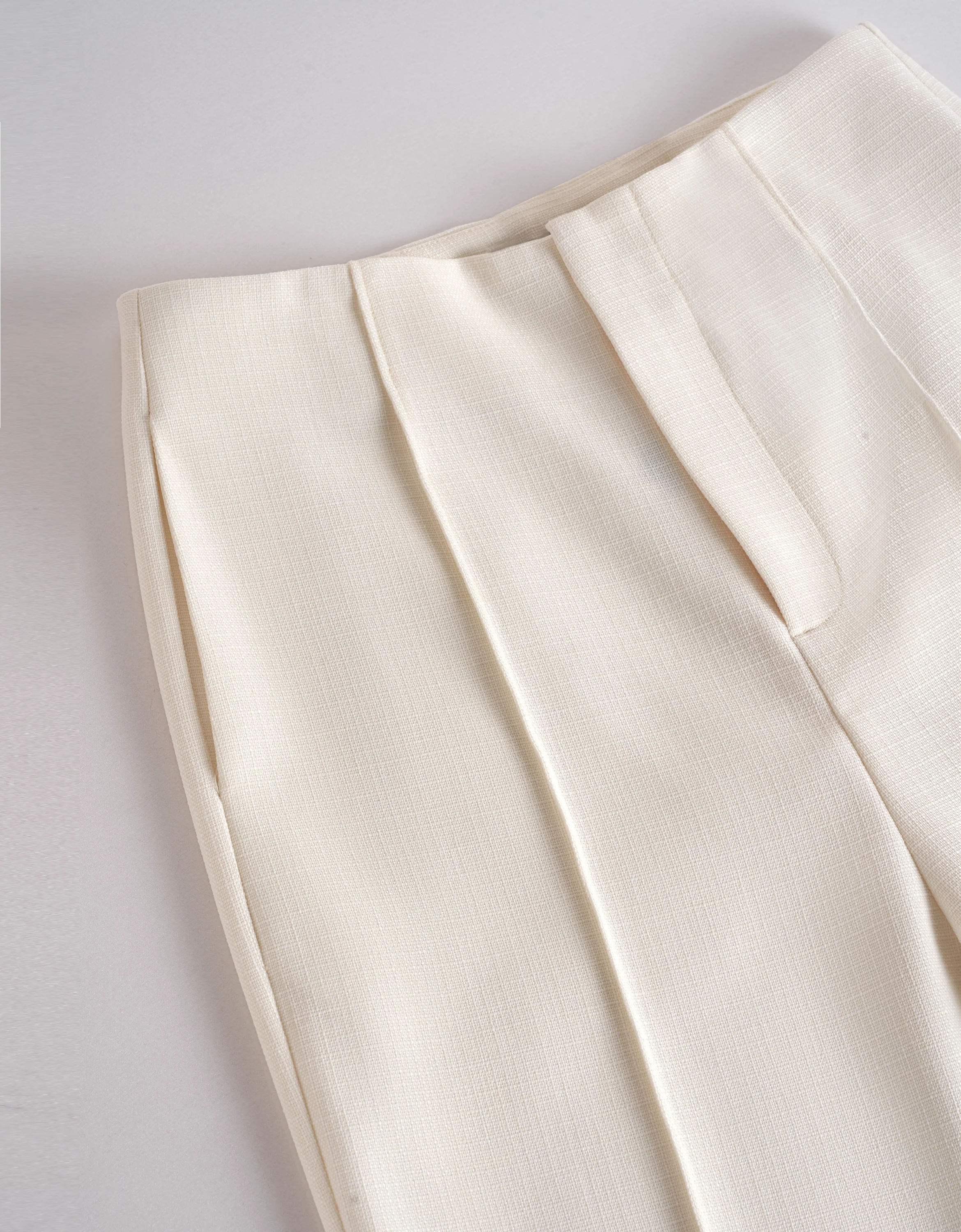 Center Seam Wide Leg Trousers - Image 5
