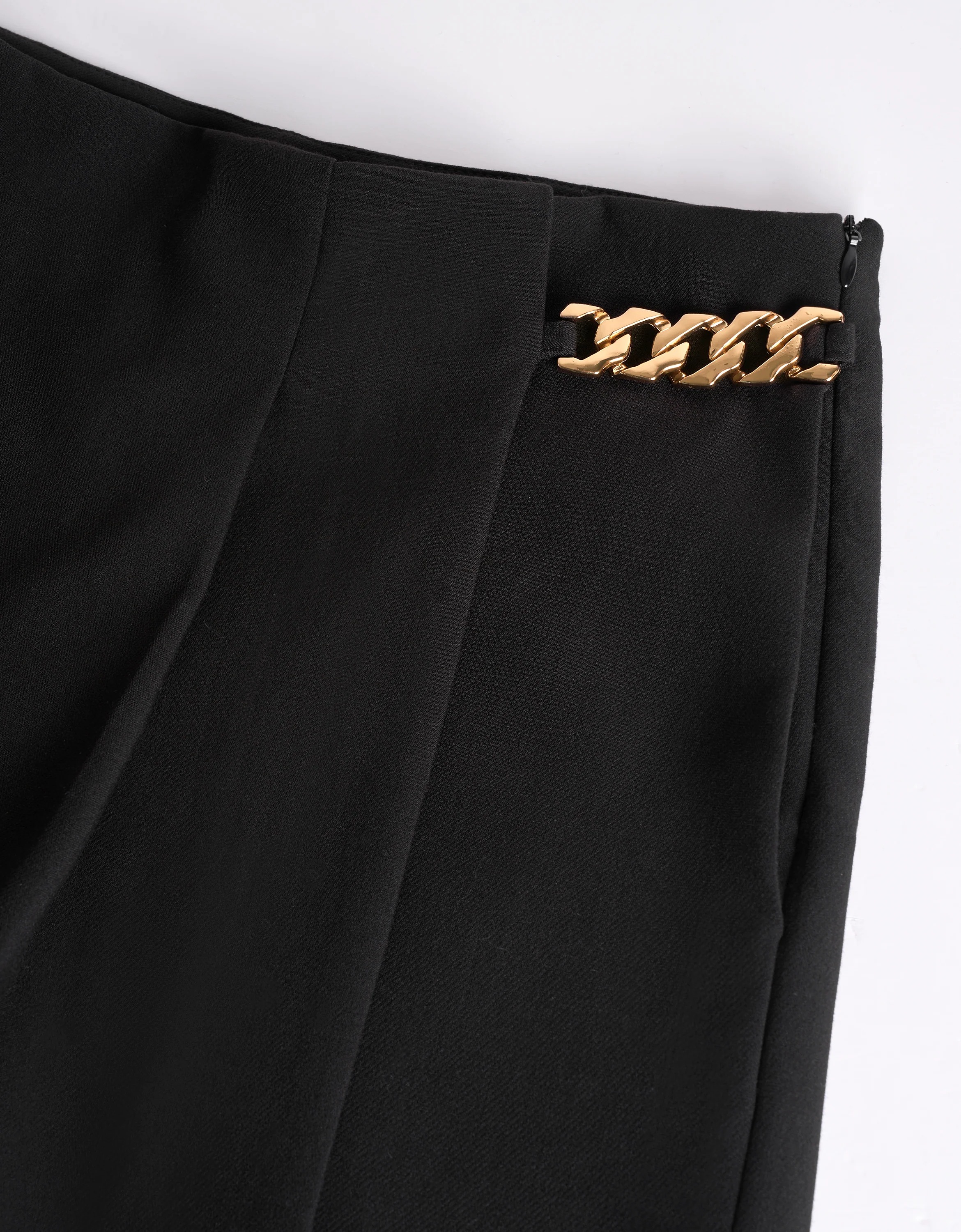 Chain Buckle Pleated Skort - Image 8