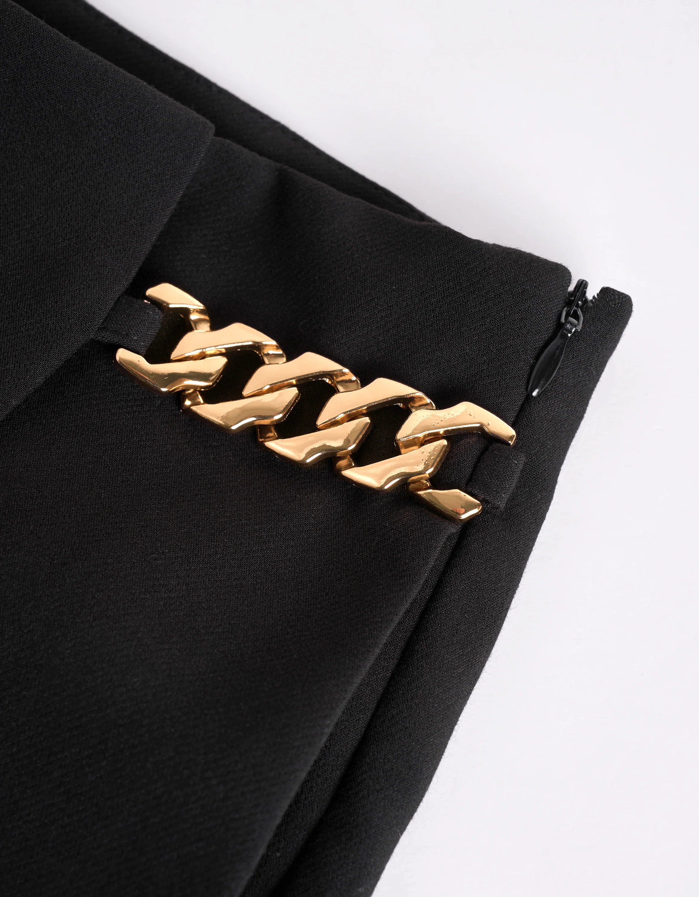 Chain Buckle Pleated Skort - Image 9