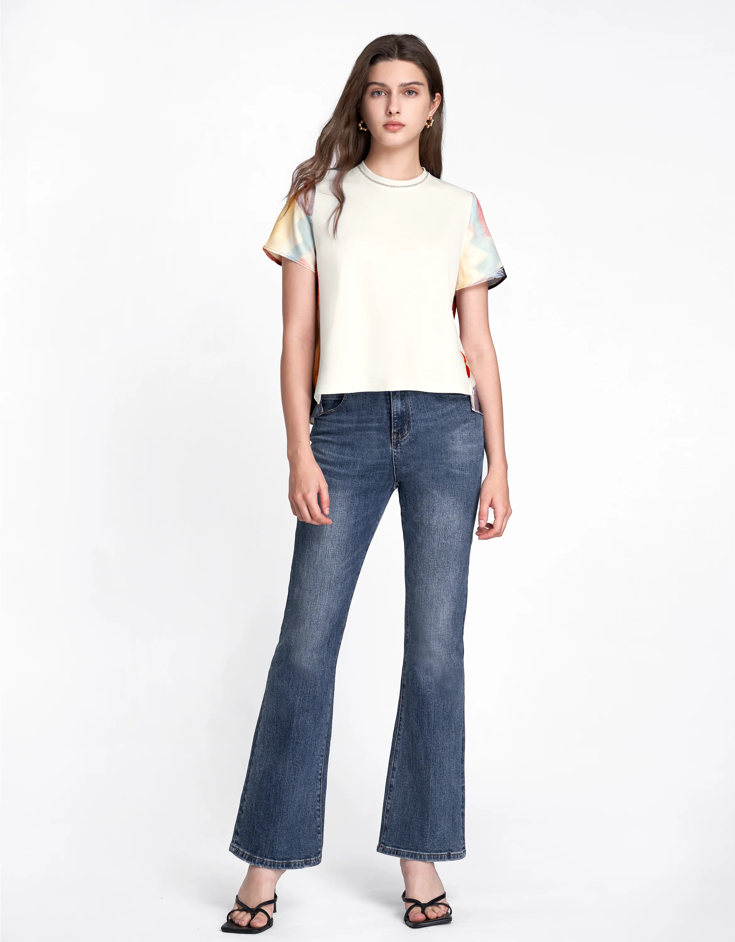 Colorblock Art Print T-shirt - Image 4