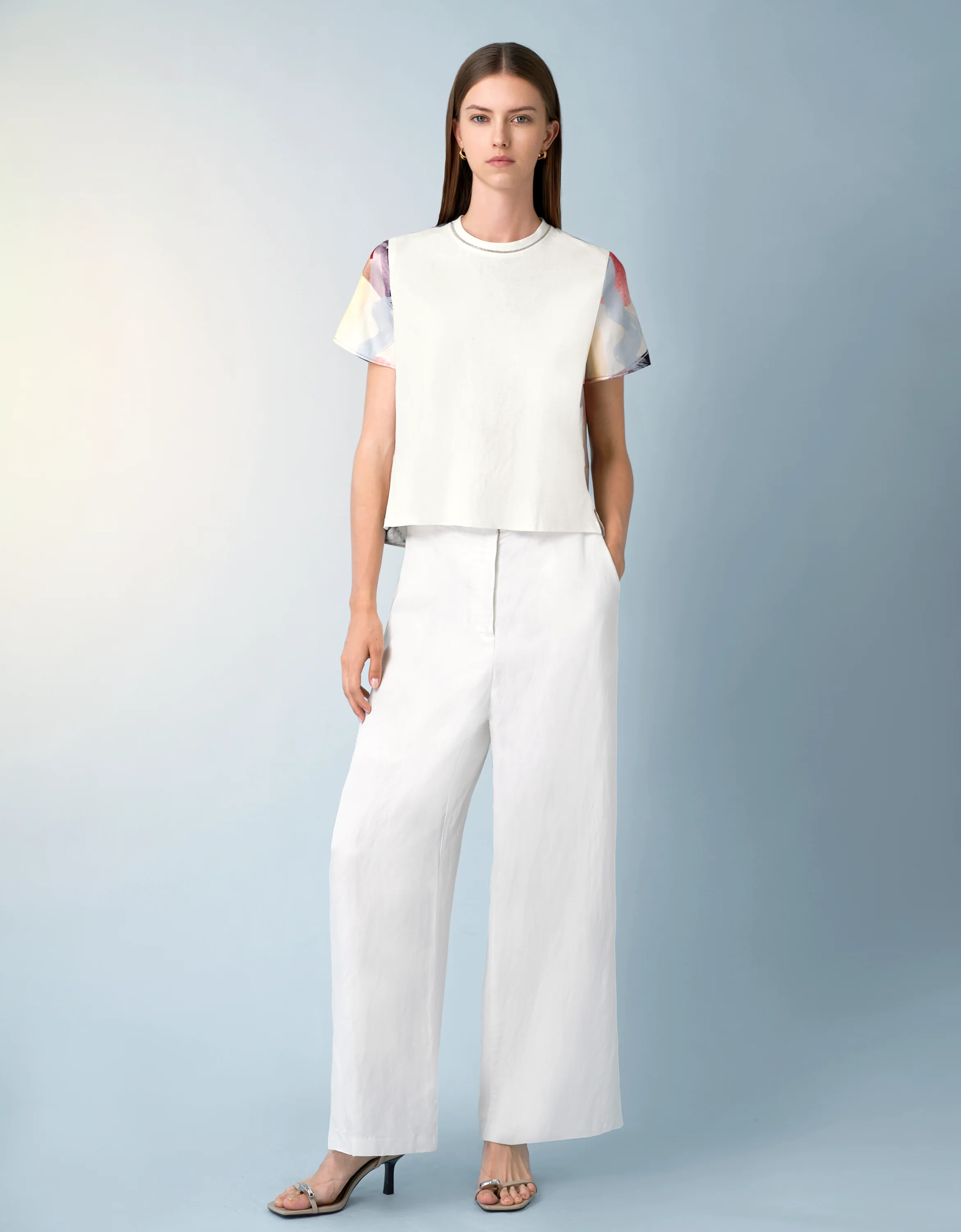 Colorblock Art Print T-shirt - Image 7