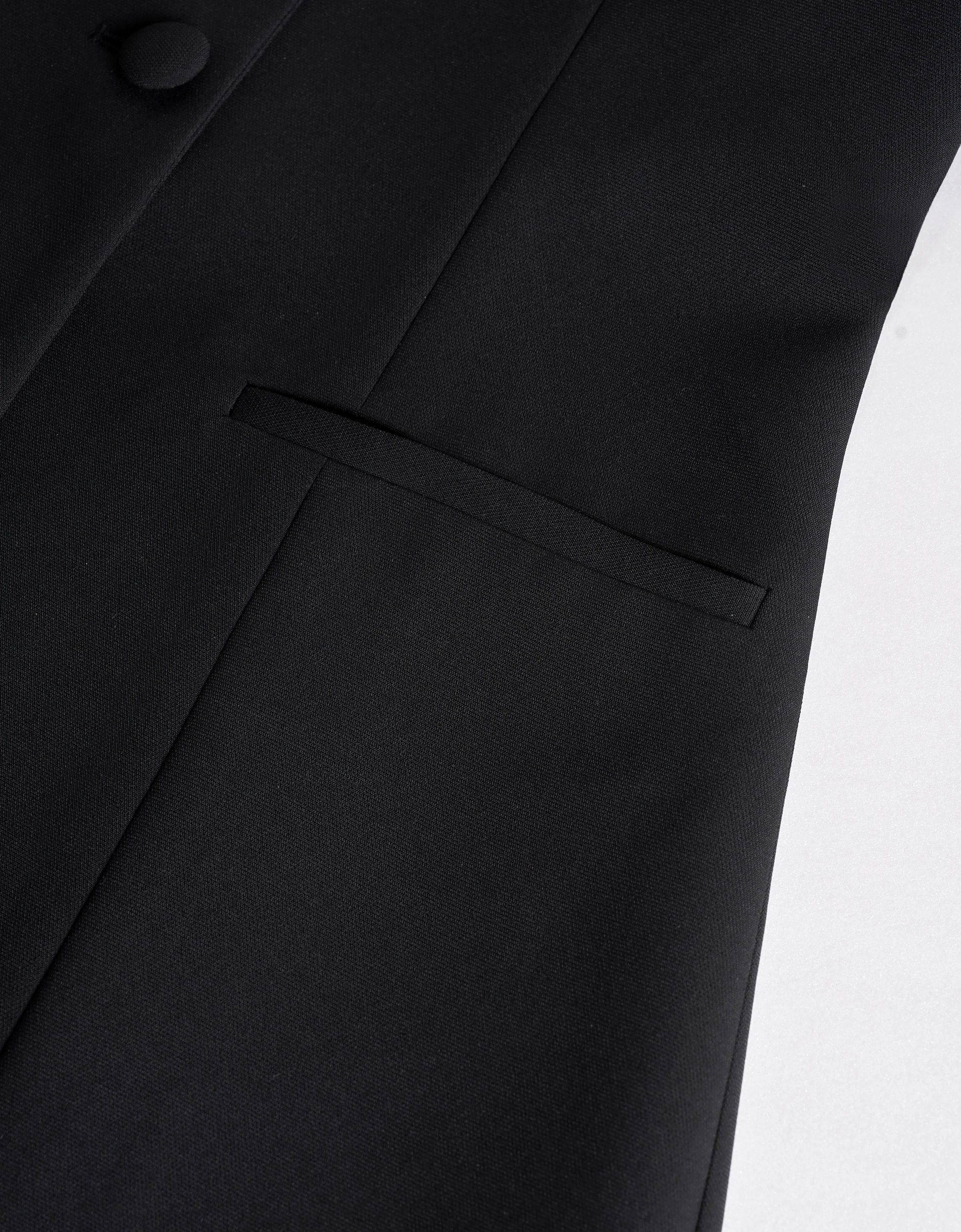 Colorblock V-neck Fitted Suit Dress - Image 5