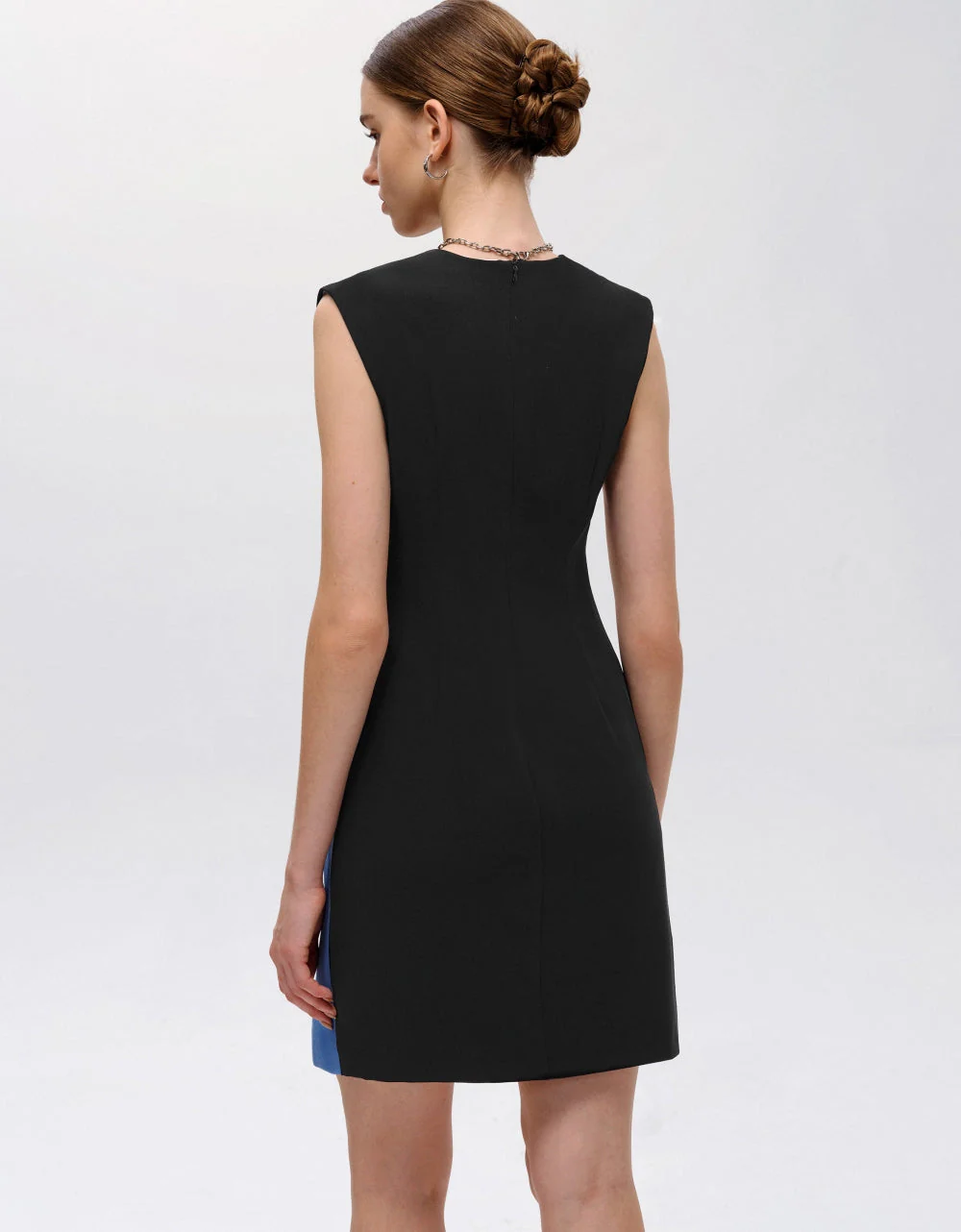 Colourblock Sleeveless Dress - Image 5