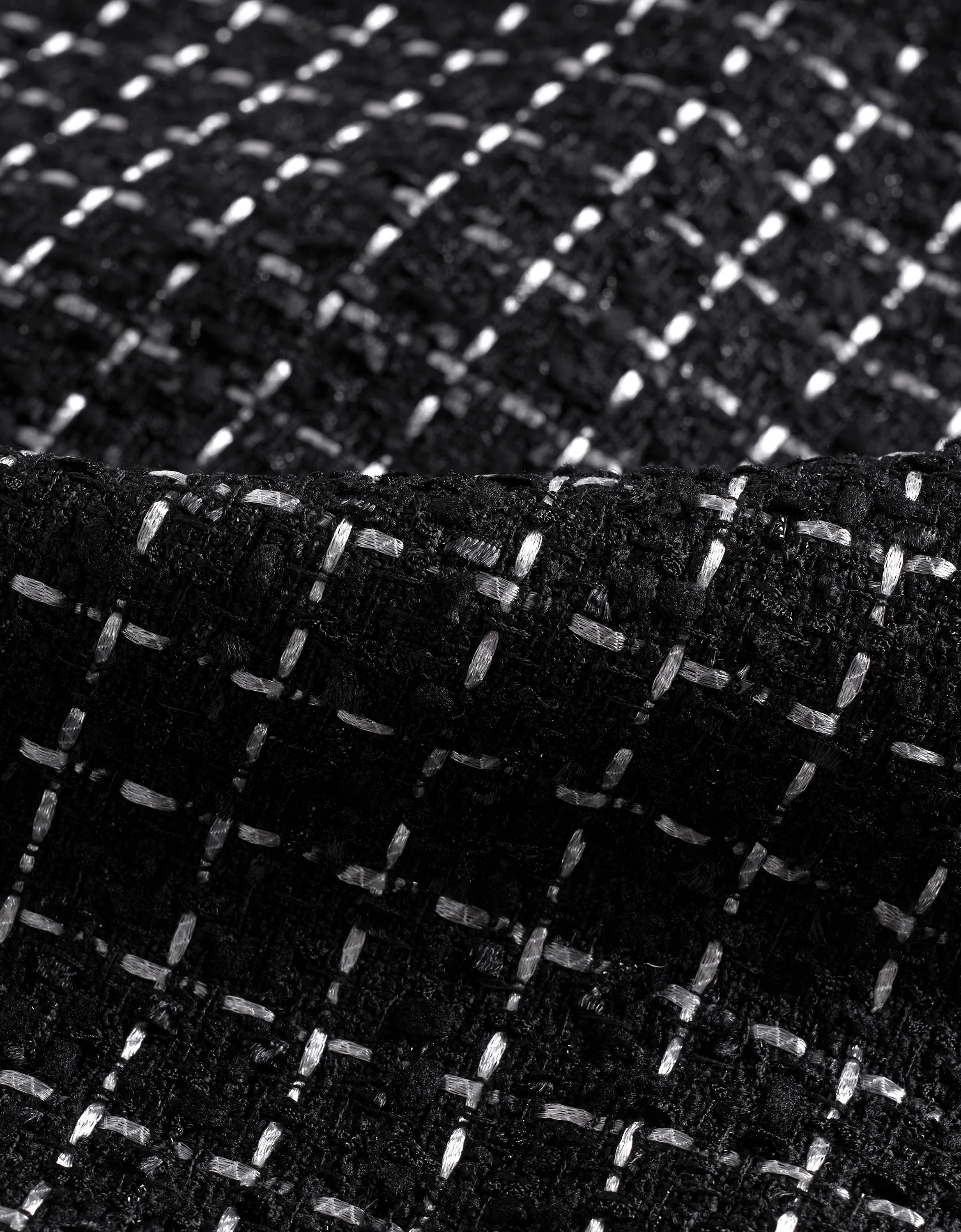 Contrast Collar Cap Sleeve Check Dress - Image 9