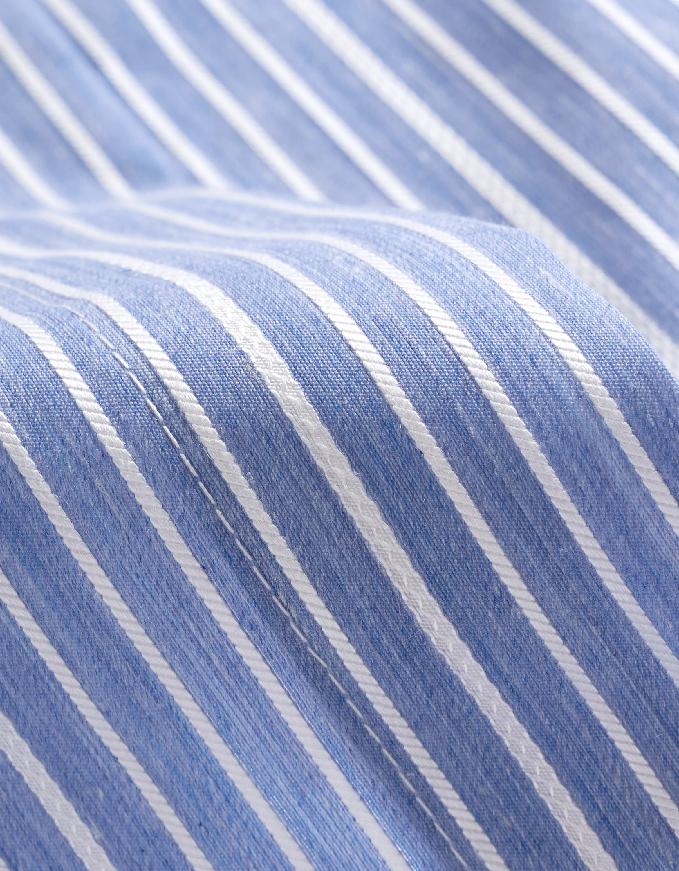 Contrast Collar Striped Midi Dress - Image 10