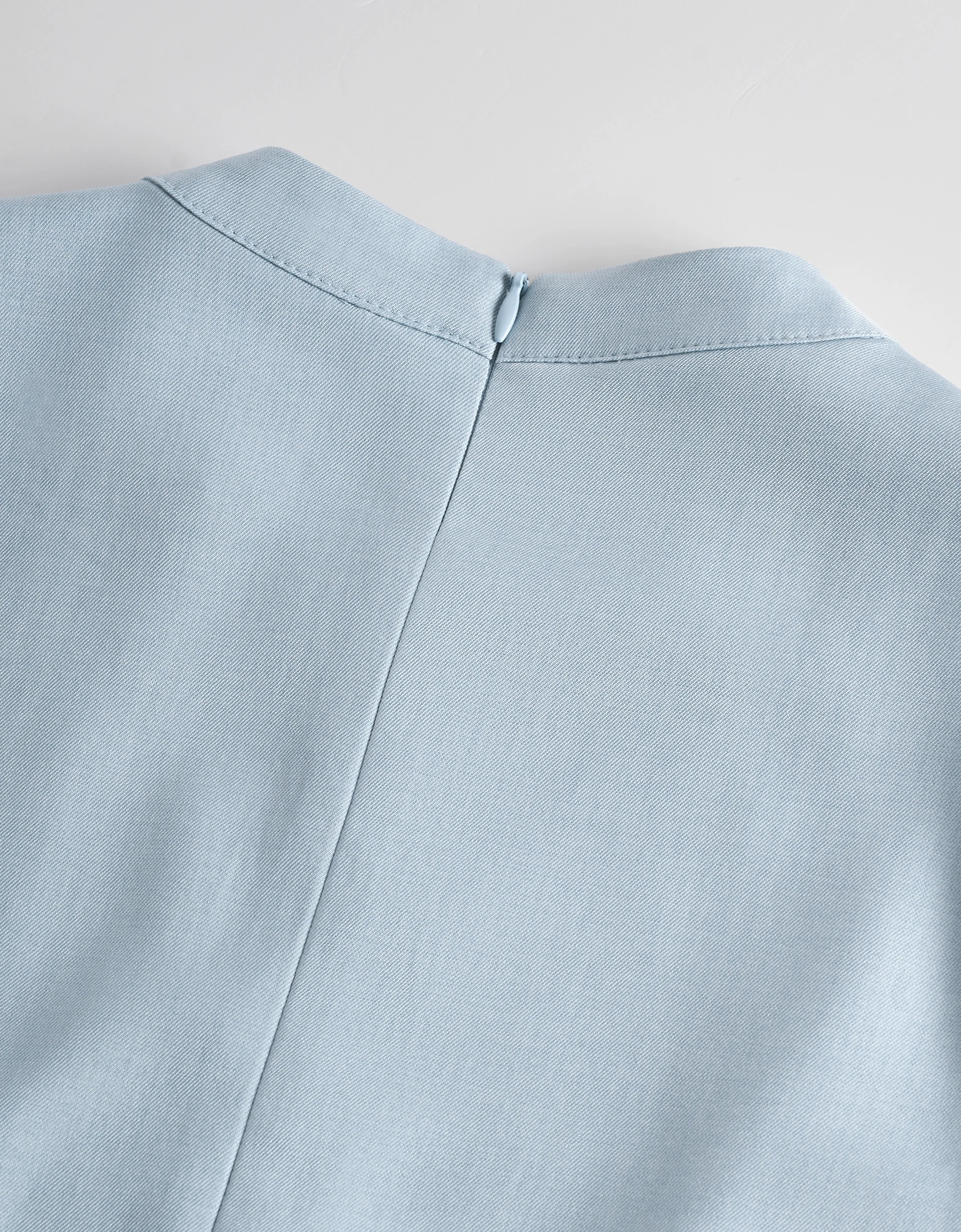 Contrast Hem Pleated Drop Waist Dress - Image 12