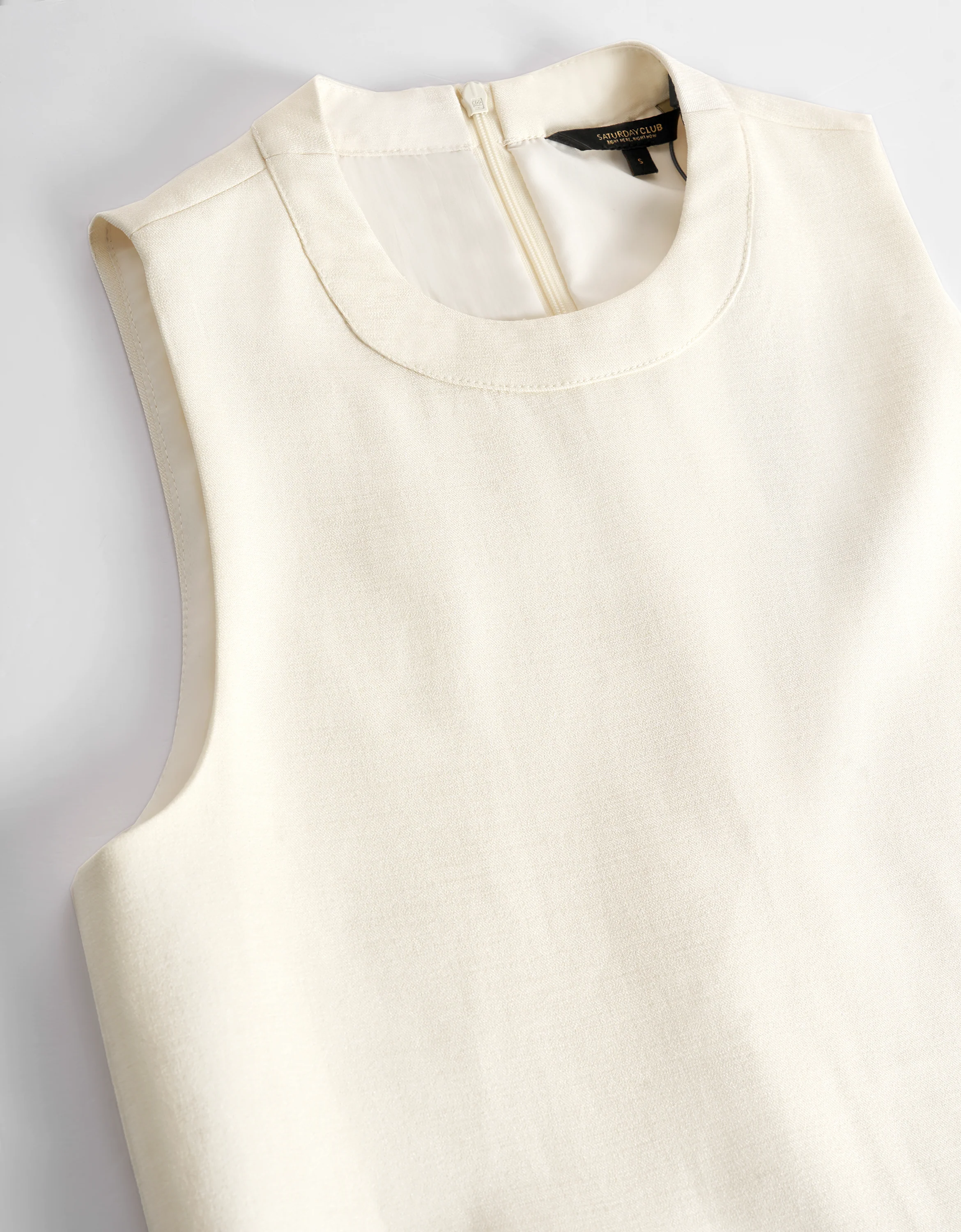 Contrast Hem Pleated Drop Waist Dress - Image 20