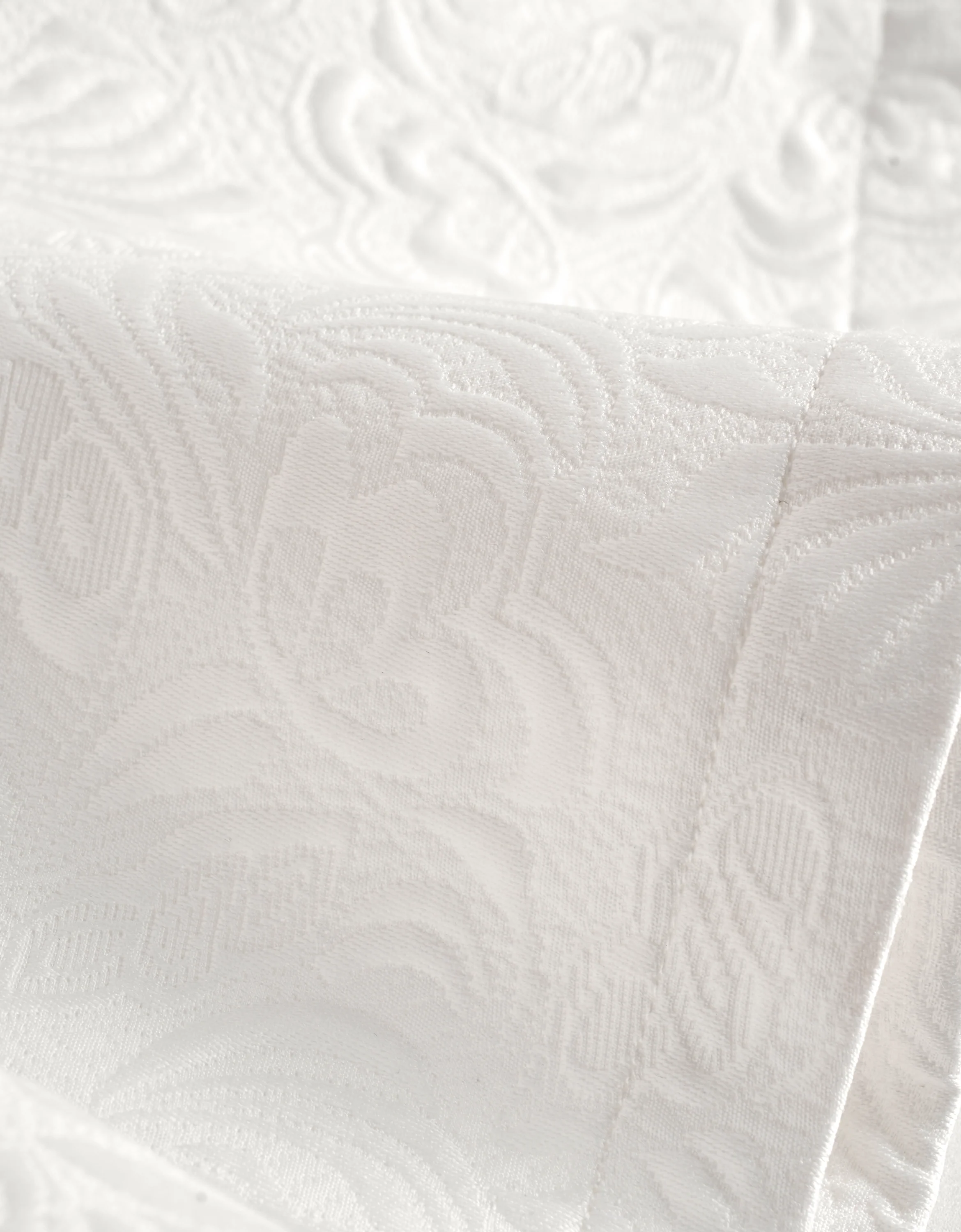 Contrast Trims Flared Hem Sleeveless Jacquard Top - Image 8