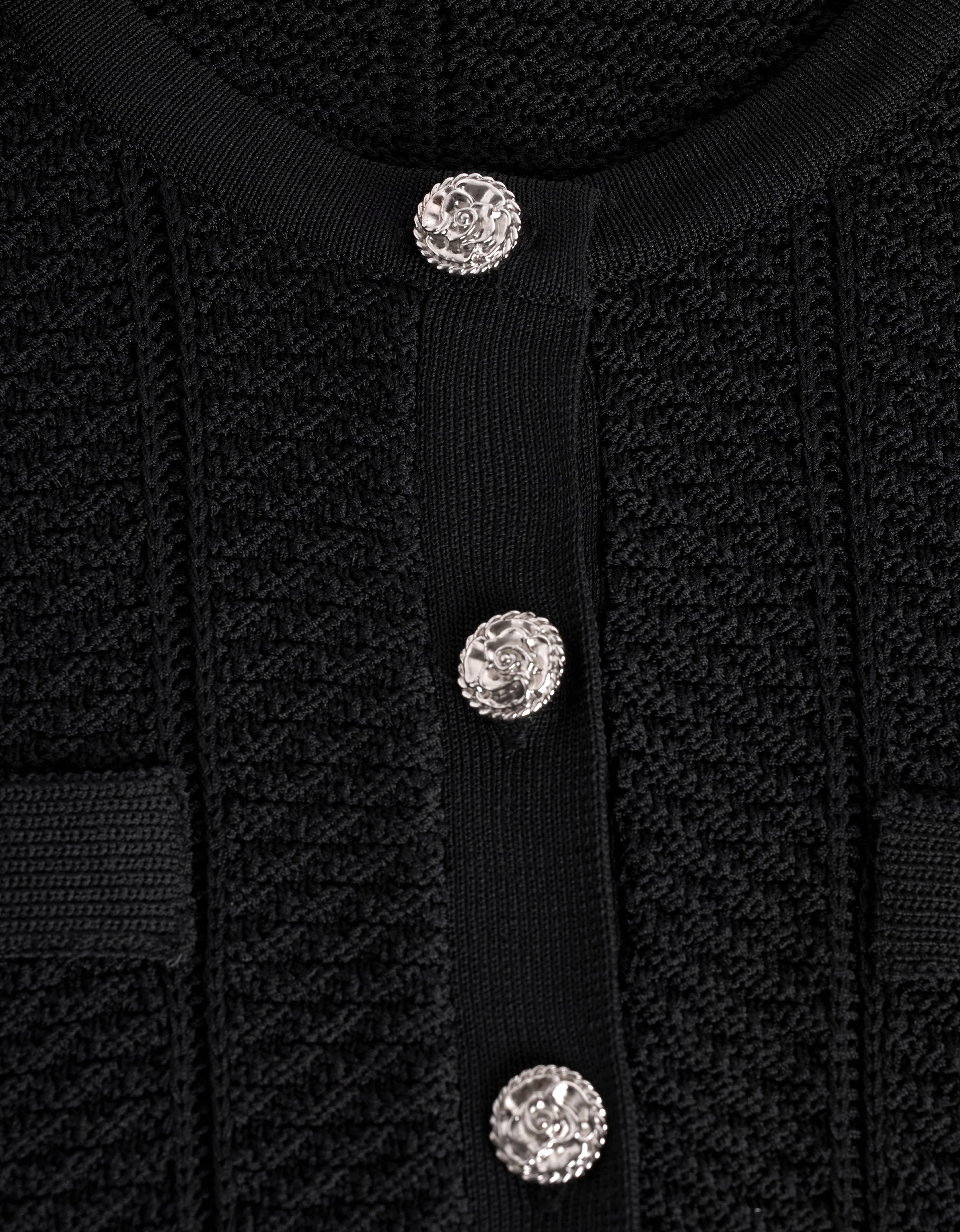 Crocheted Button Up Cardigan - Image 7