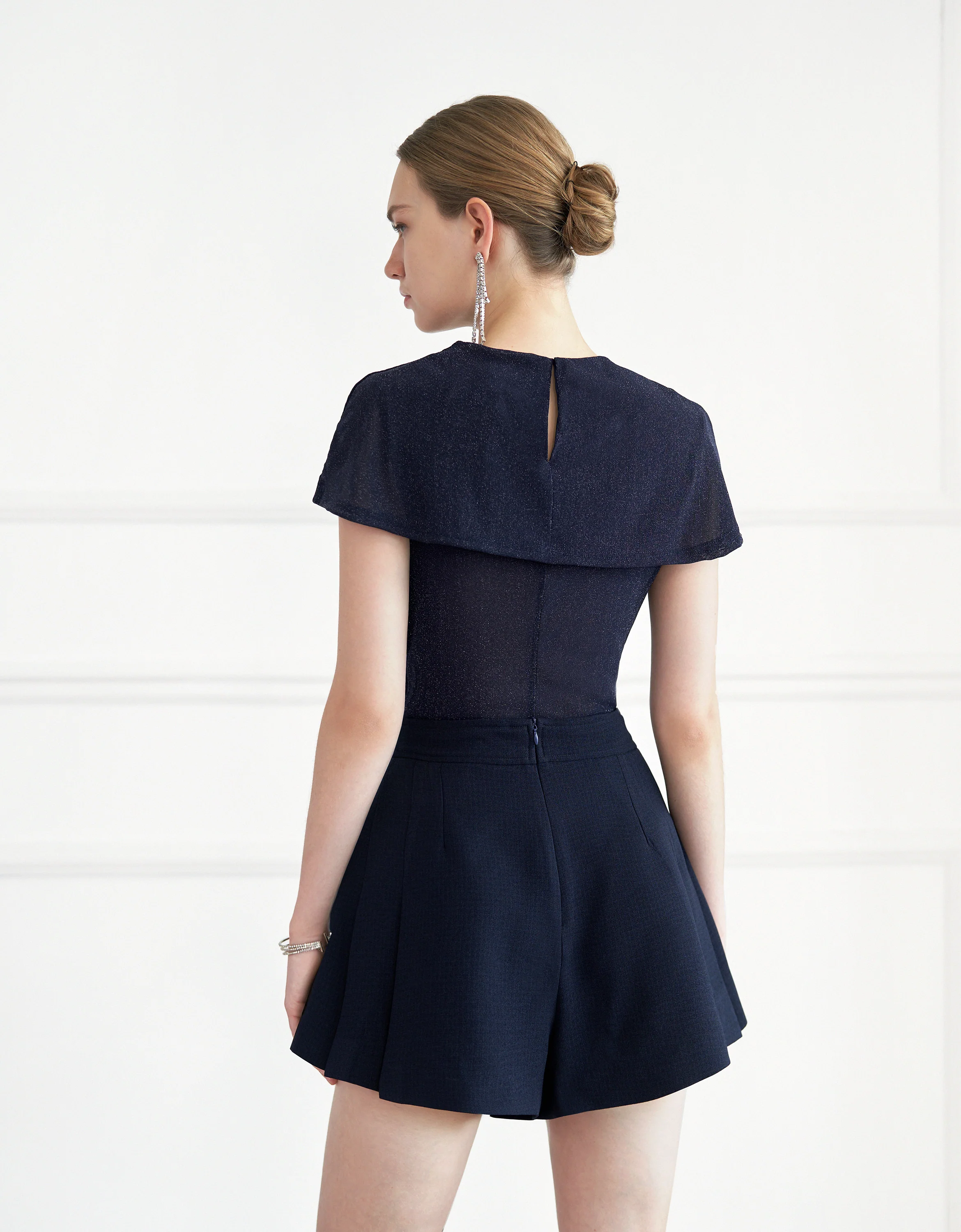 Cutout Front Wrap Knit Top - Image 16