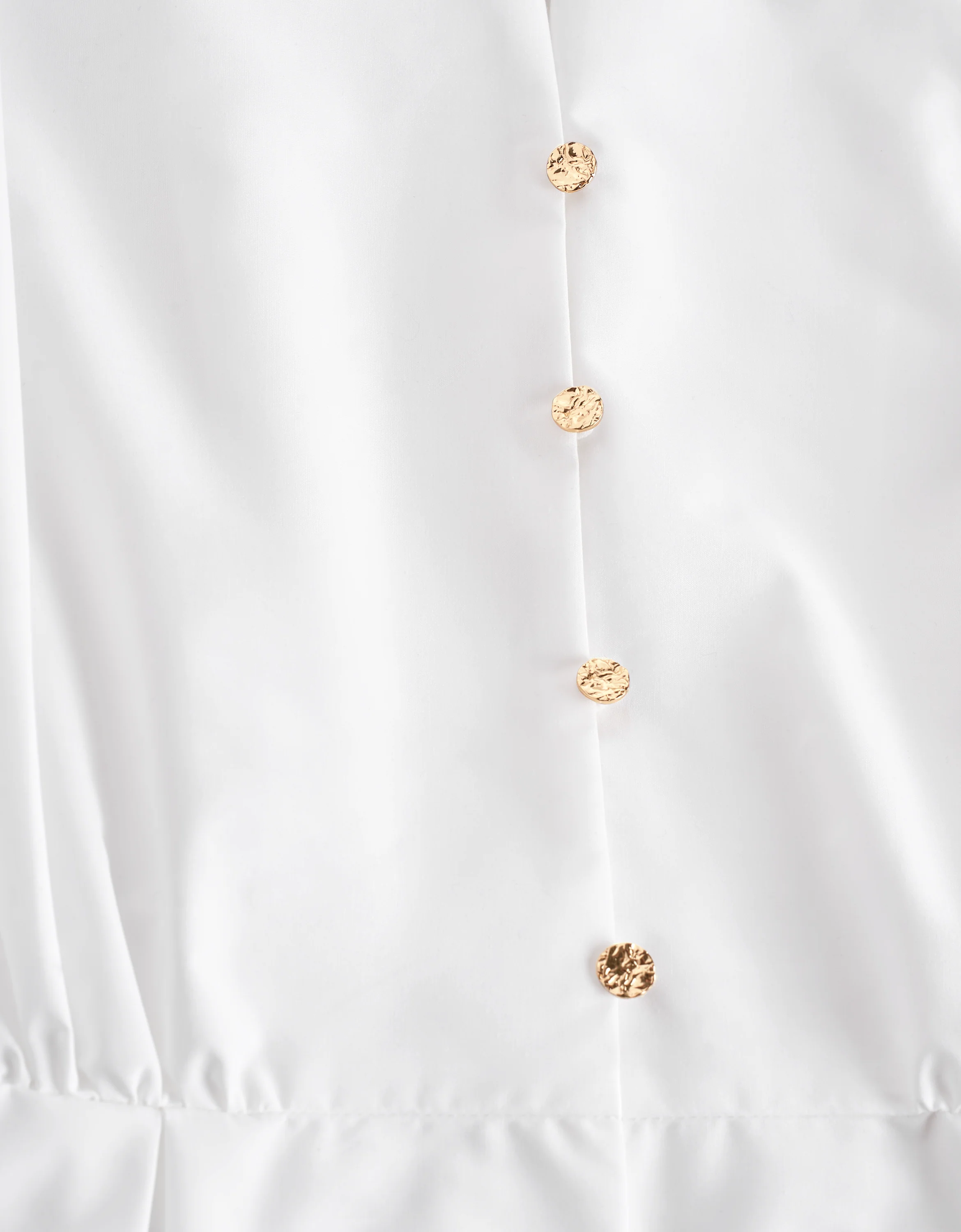 Cutwork Embroidered Hem Midi Shirt Dress - Image 8