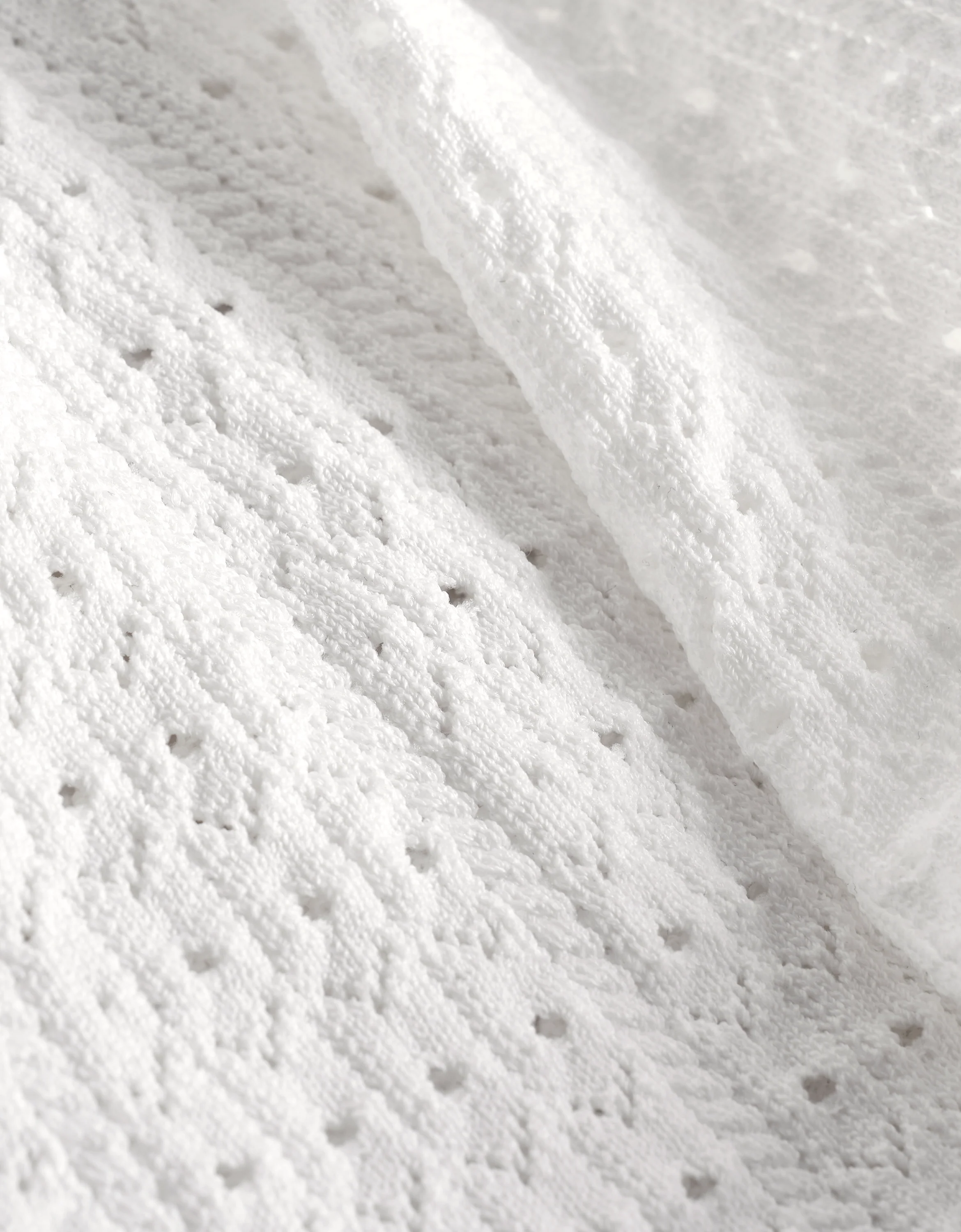 Cutwork Embroidery Contrast Detail Short Sleeve Dress - Image 7