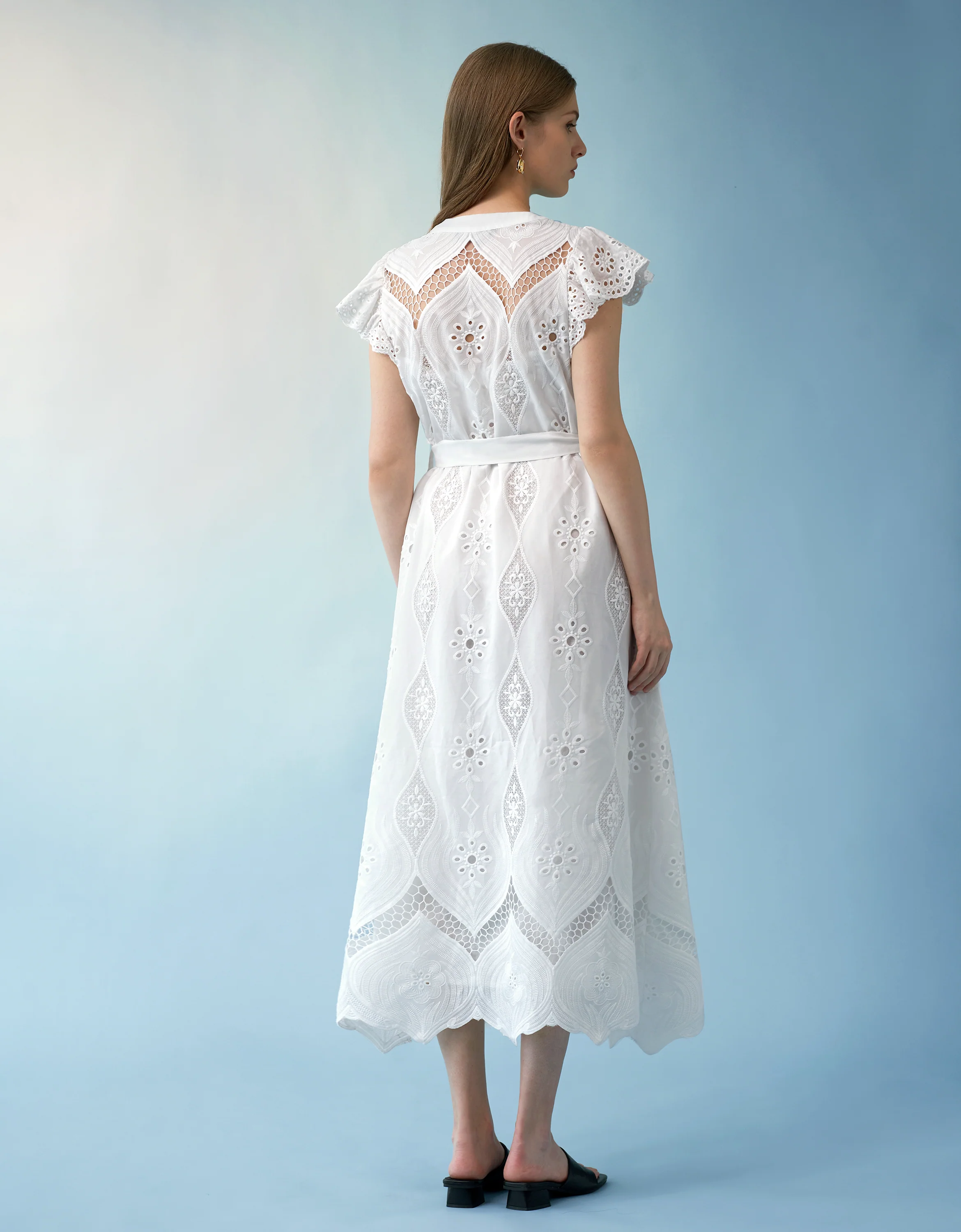 Cutwork Embroidery Dress - Image 3