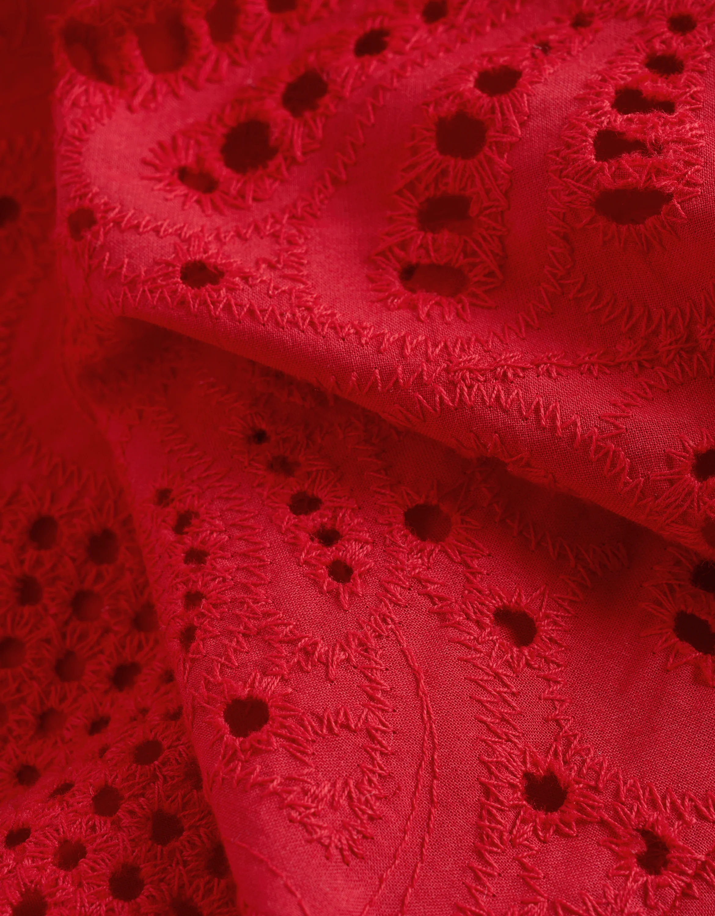 Cutwork Embroidery Pleated Dress - Image 15