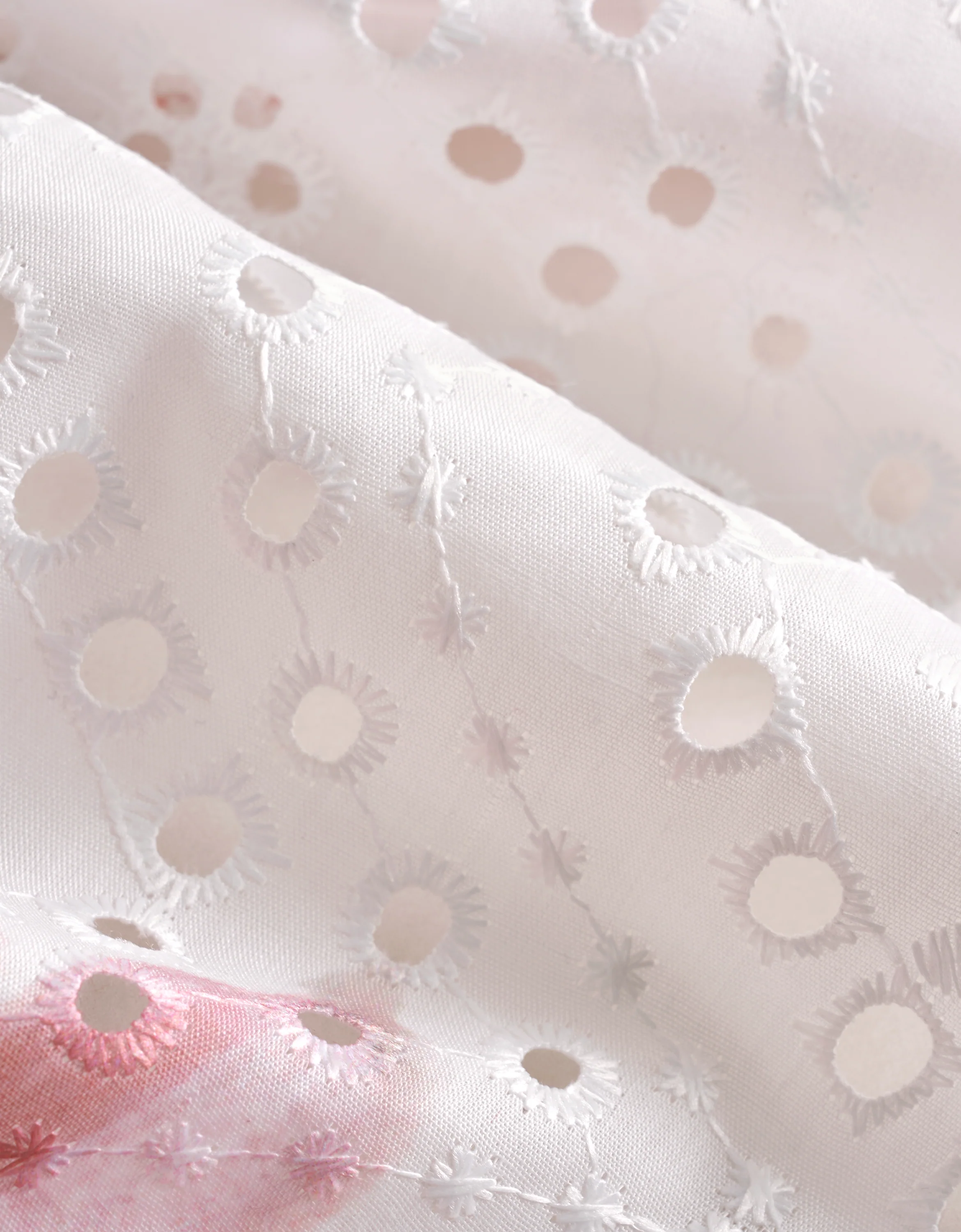 Cutwork Embroidery Square Neck Floral Print Dress - Image 9