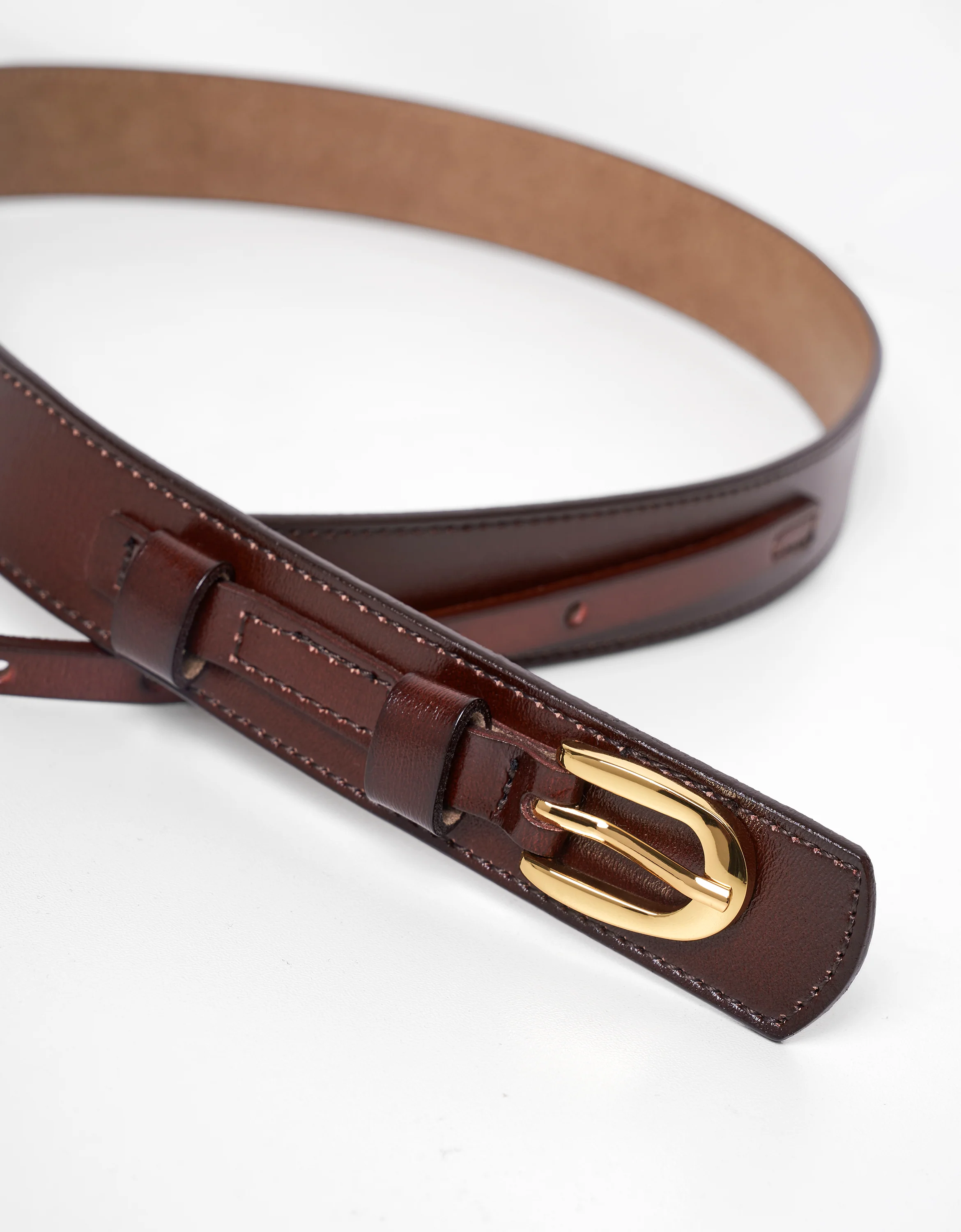 Double Loop Metal Pin Buckle Belt - Image 12
