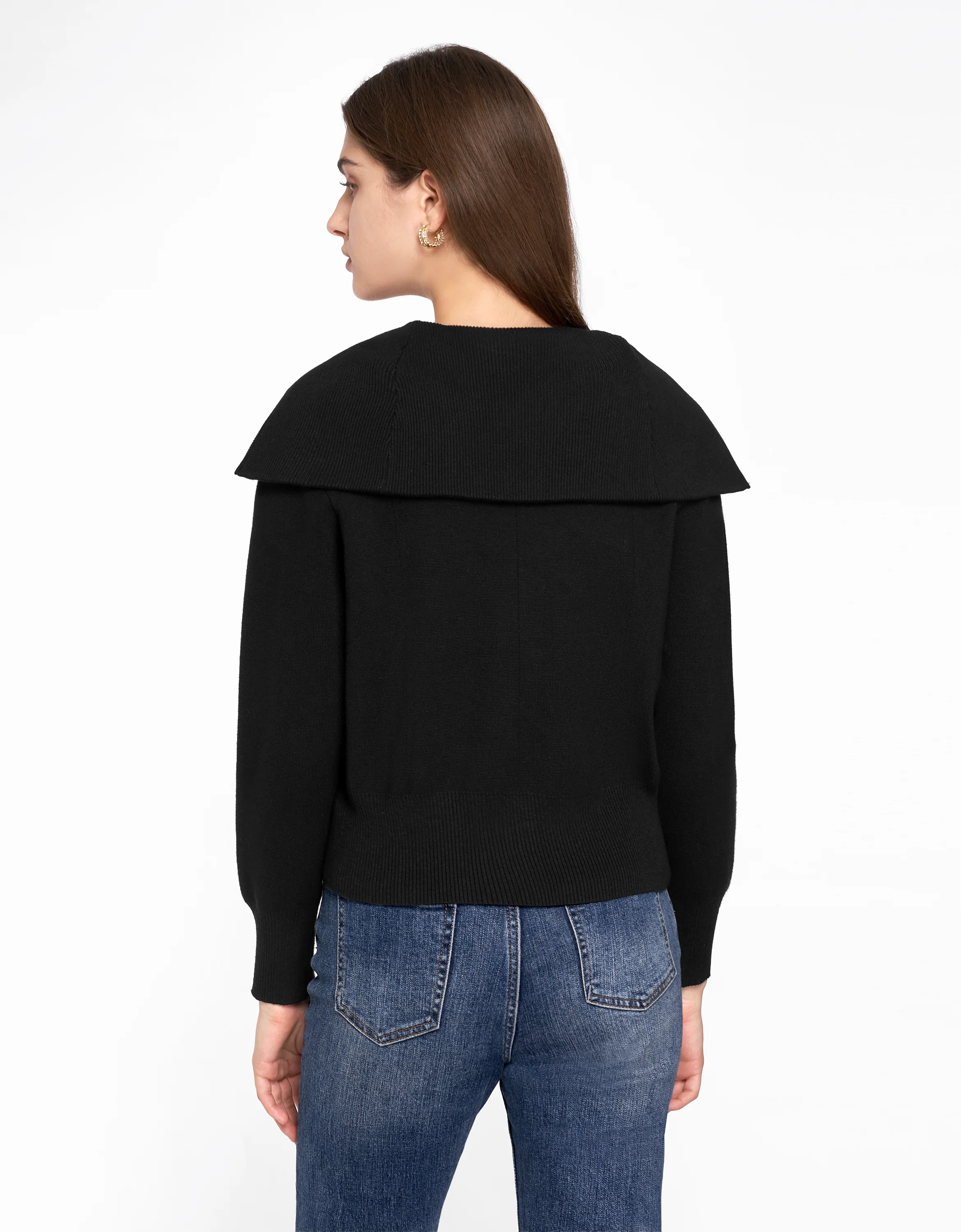 Double Zip Front Wool Jacket - Image 4