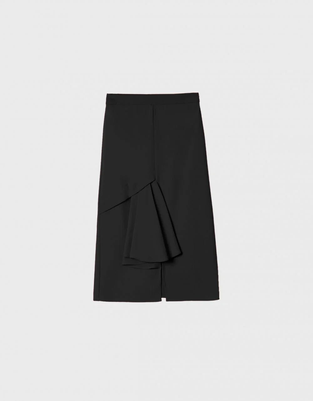 Drape Front Midi Skirt - Image 5